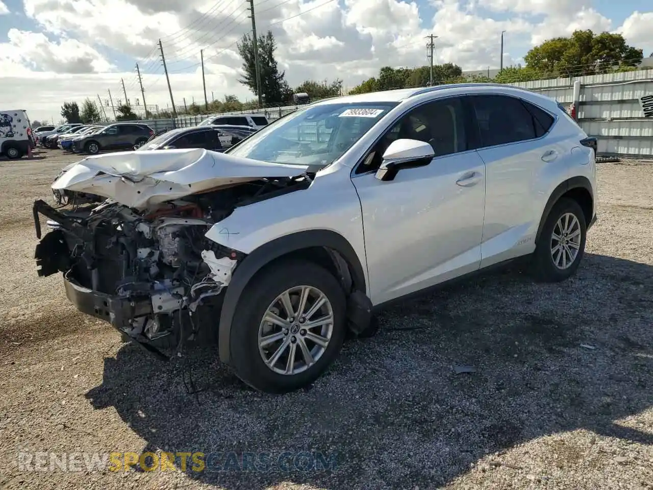 1 fotografías del automóvil dañado JTJDJRDZ9L5009330 LEXUS NX 2020