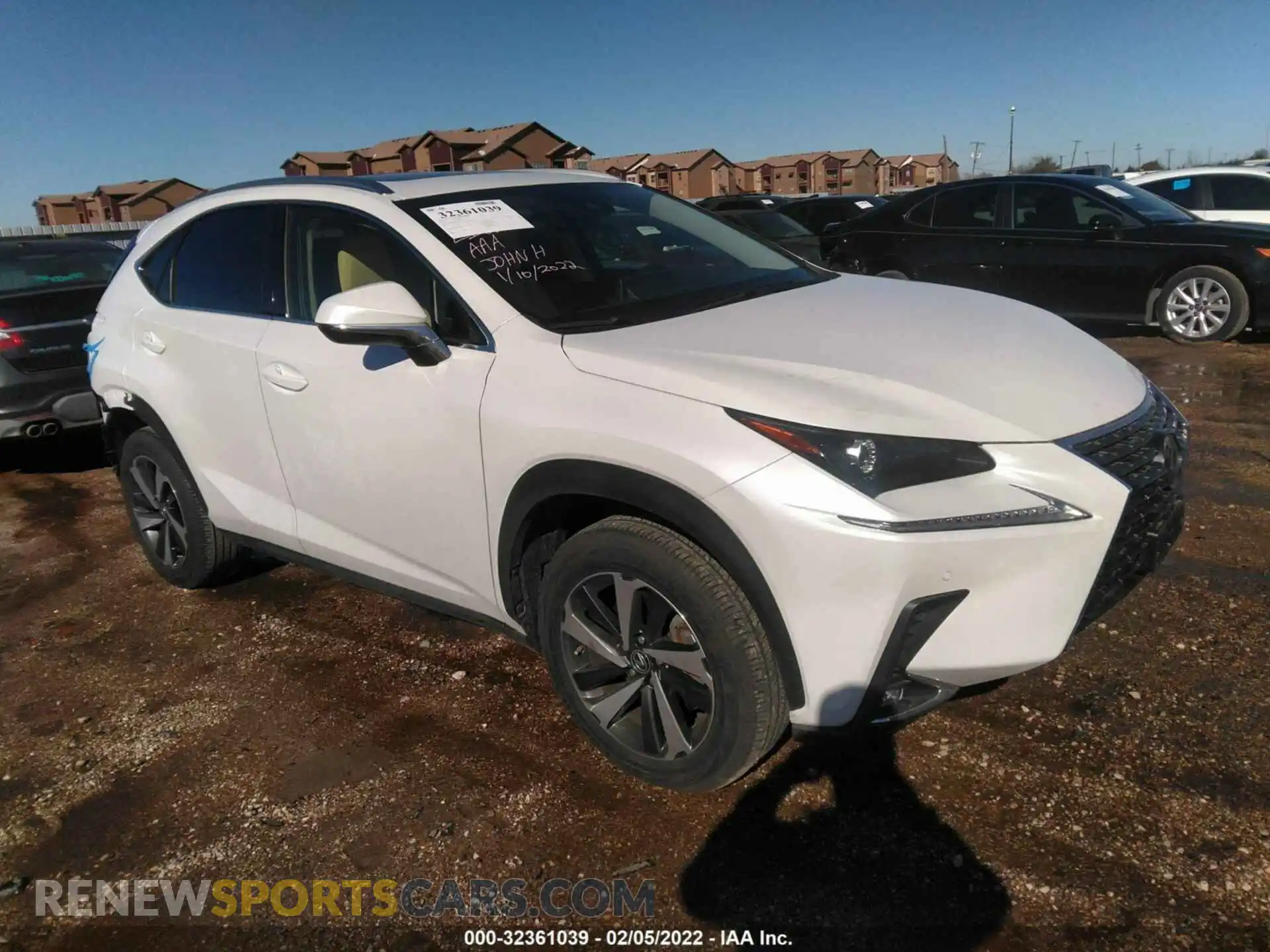 1 Photograph of a damaged car JTJGARBZ1L2176248 LEXUS NX 2020