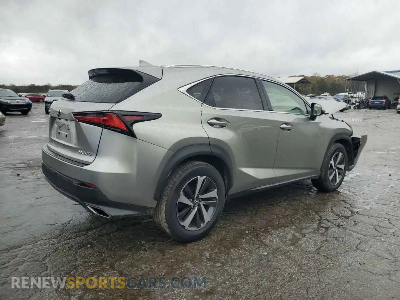 3 fotografías del automóvil dañado JTJGARBZ1L2176282 LEXUS NX 2020