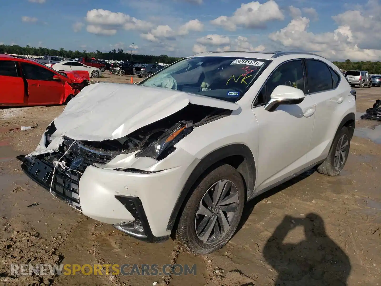 2 Photograph of a damaged car JTJGARBZ1L5013453 LEXUS NX 2020