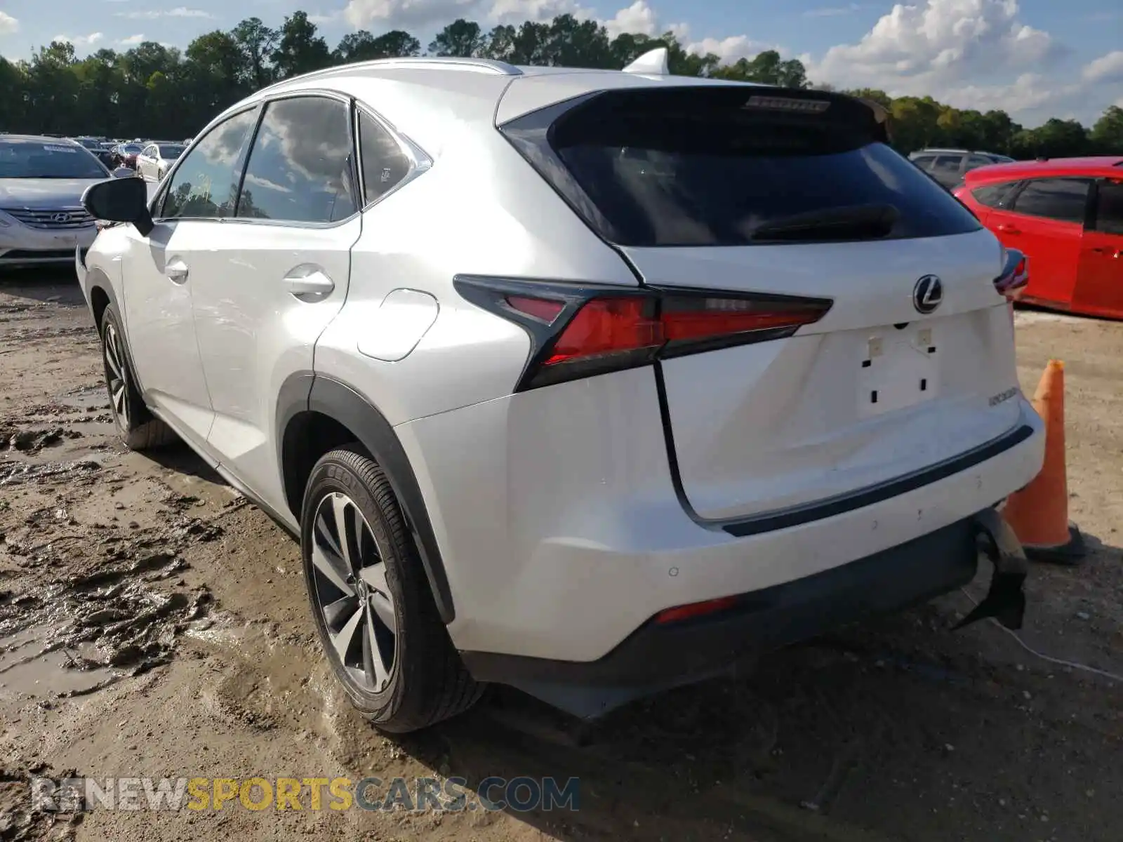 3 Photograph of a damaged car JTJGARBZ1L5013453 LEXUS NX 2020
