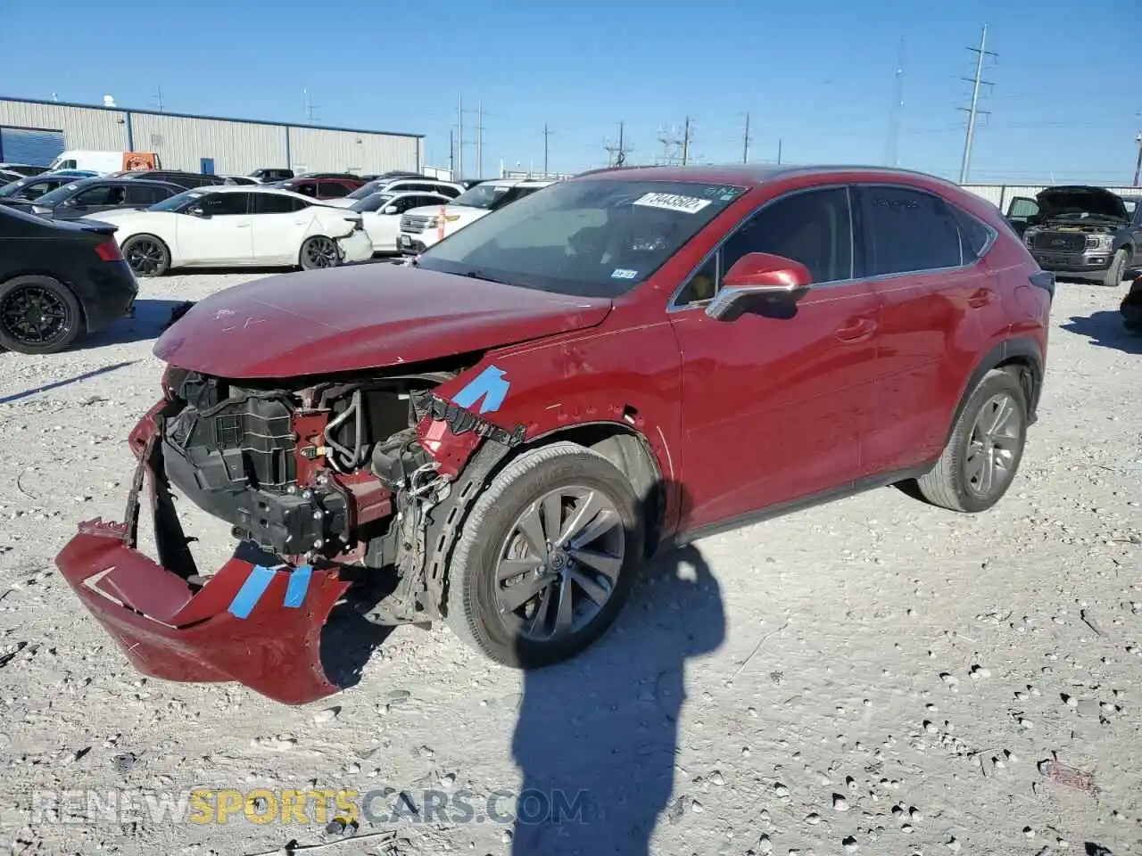 1 fotografías del automóvil dañado JTJGARBZ2L2160513 LEXUS NX 2020