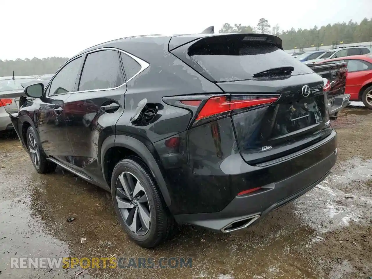 3 fotografías del automóvil dañado JTJGARBZ2L2176663 LEXUS NX 2020