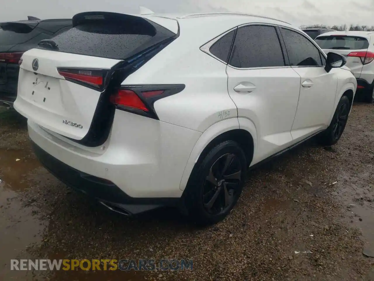 3 fotografías del automóvil dañado JTJGARBZ4L2169407 LEXUS NX 2020