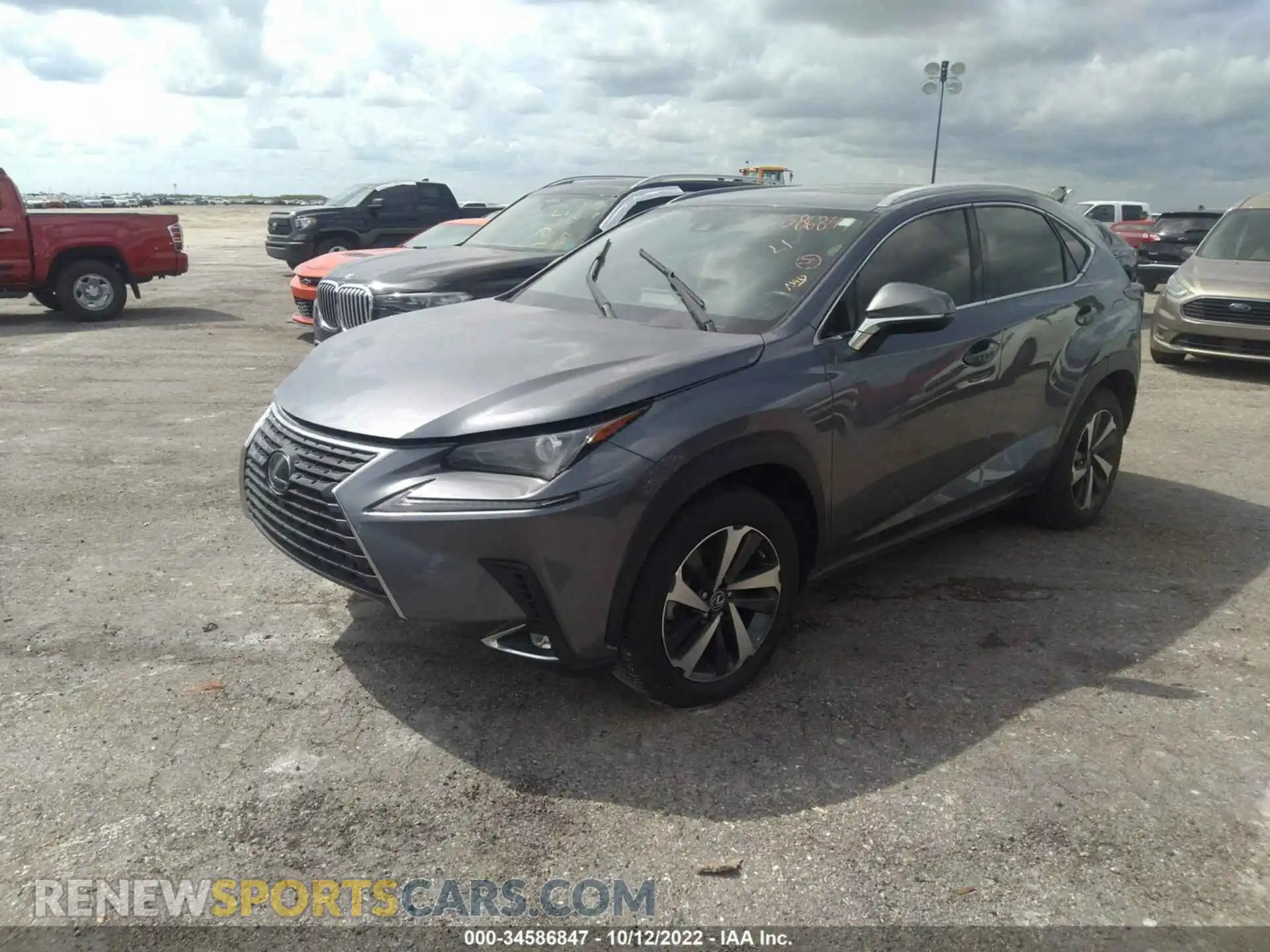 2 Photograph of a damaged car JTJGARBZ4L2176180 LEXUS NX 2020