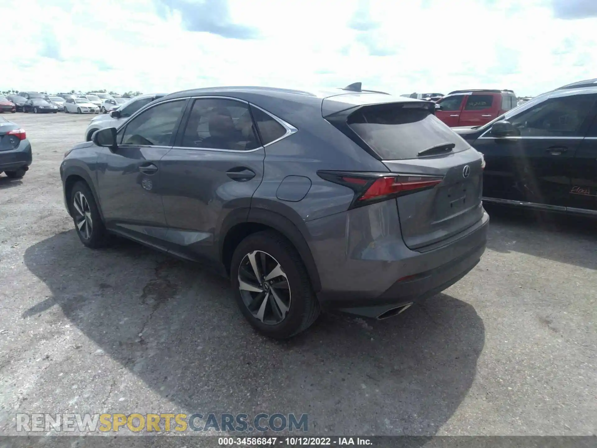 3 Photograph of a damaged car JTJGARBZ4L2176180 LEXUS NX 2020