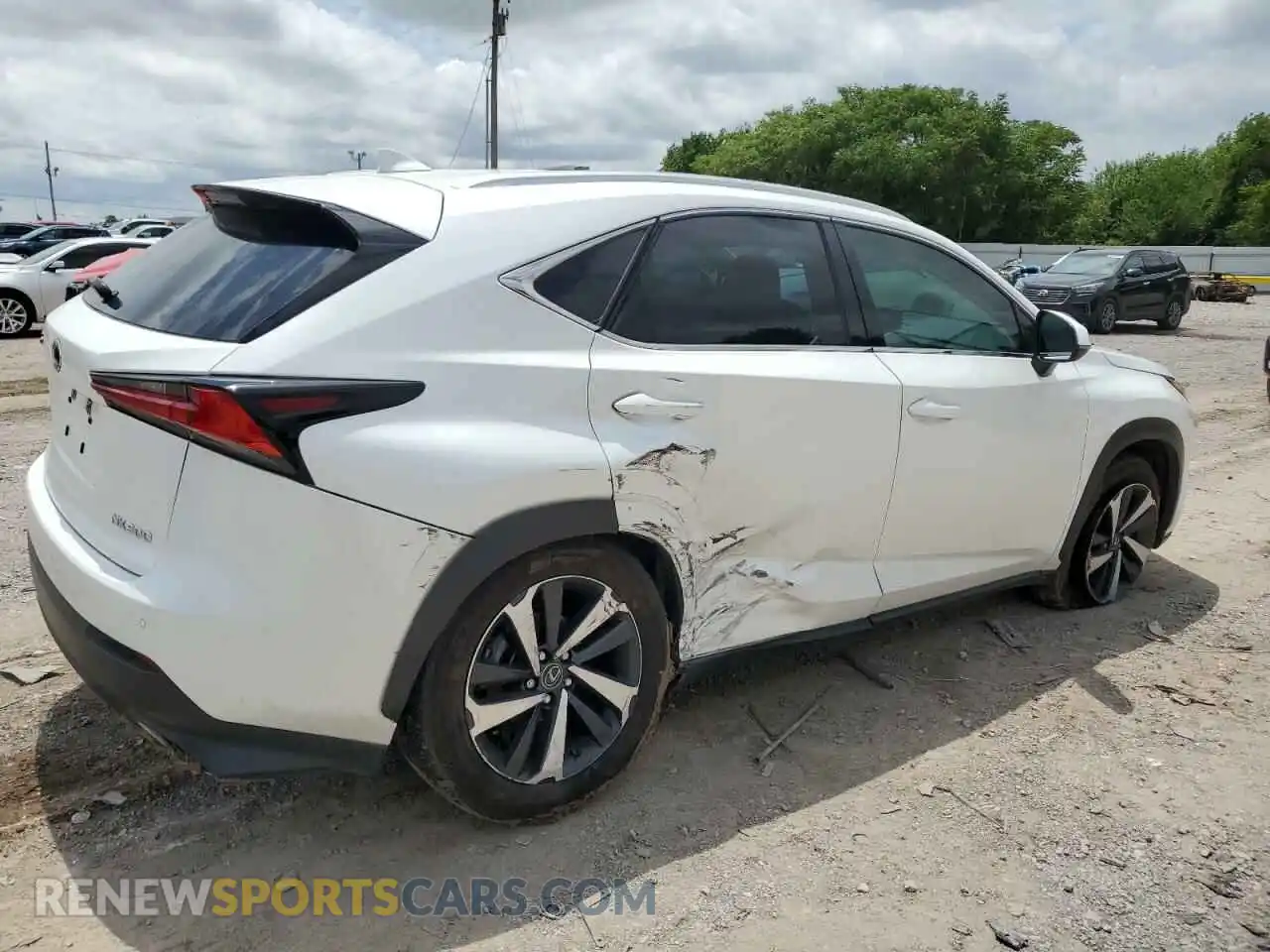 3 fotografías del automóvil dañado JTJGARBZ5L5010328 LEXUS NX 2020