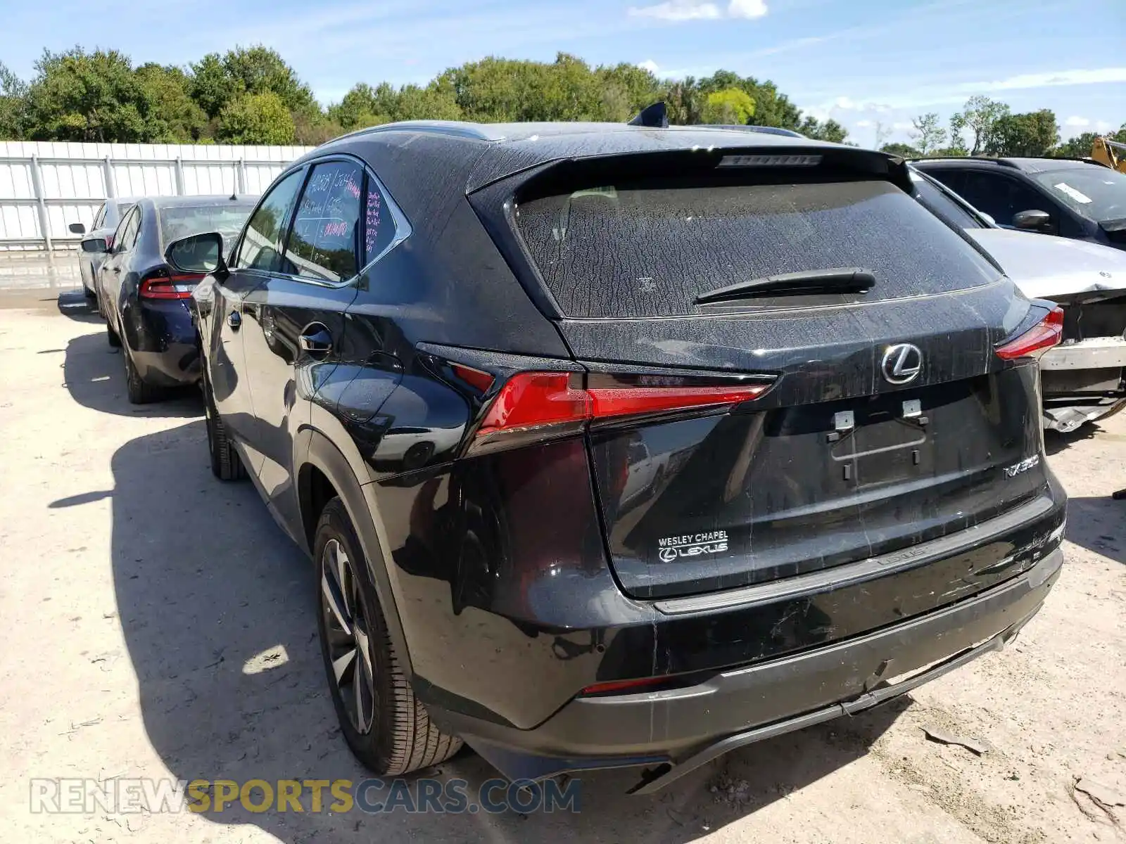 3 Photograph of a damaged car JTJGARBZ5L5014072 LEXUS NX 2020