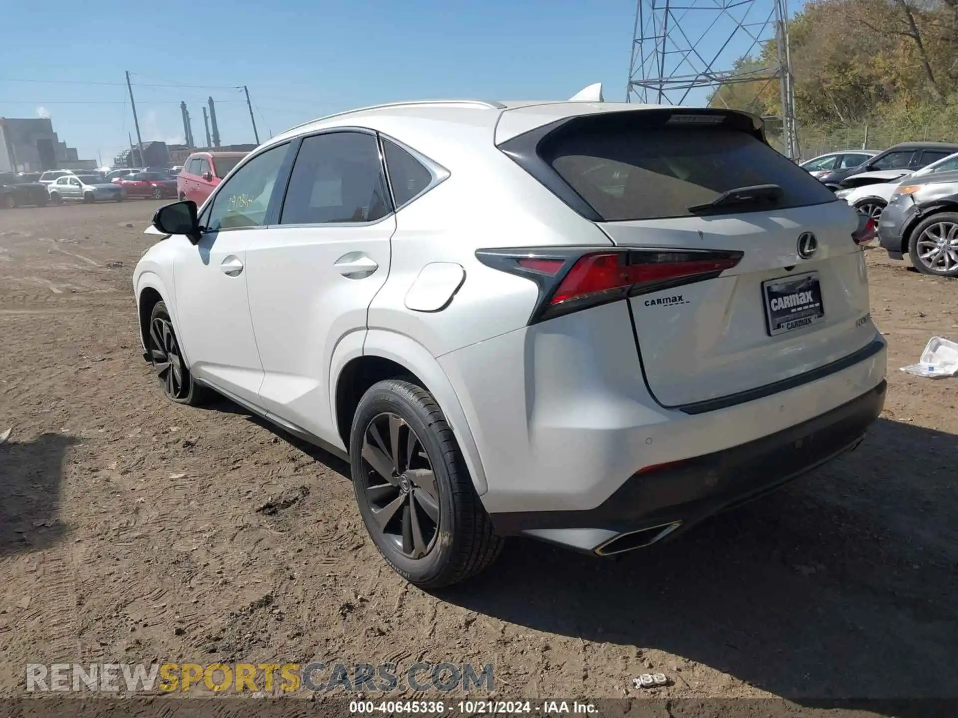 3 fotografías del automóvil dañado JTJGARBZ6L2168372 LEXUS NX 2020