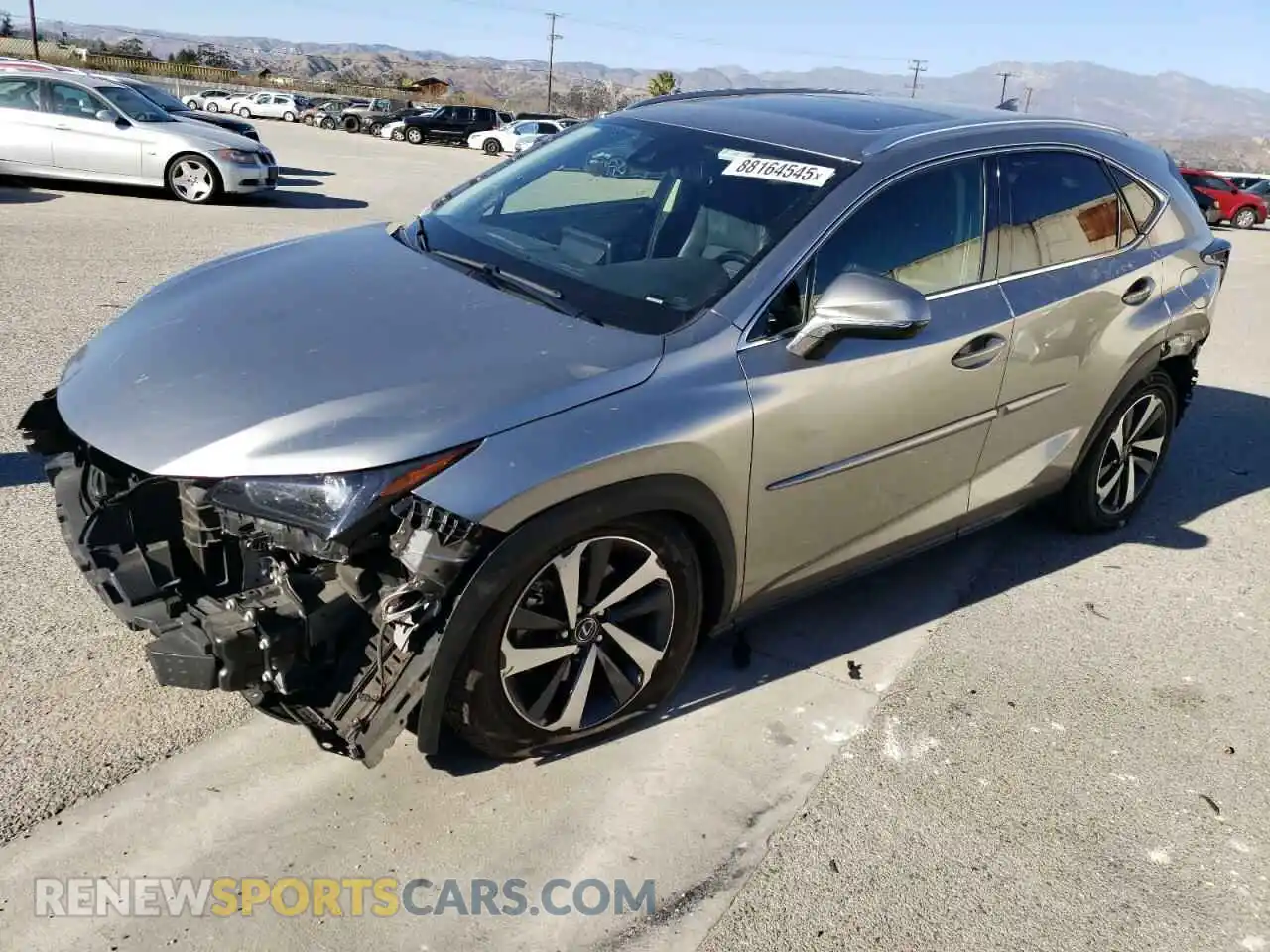 1 Photograph of a damaged car JTJGARBZ6L2172602 LEXUS NX 2020