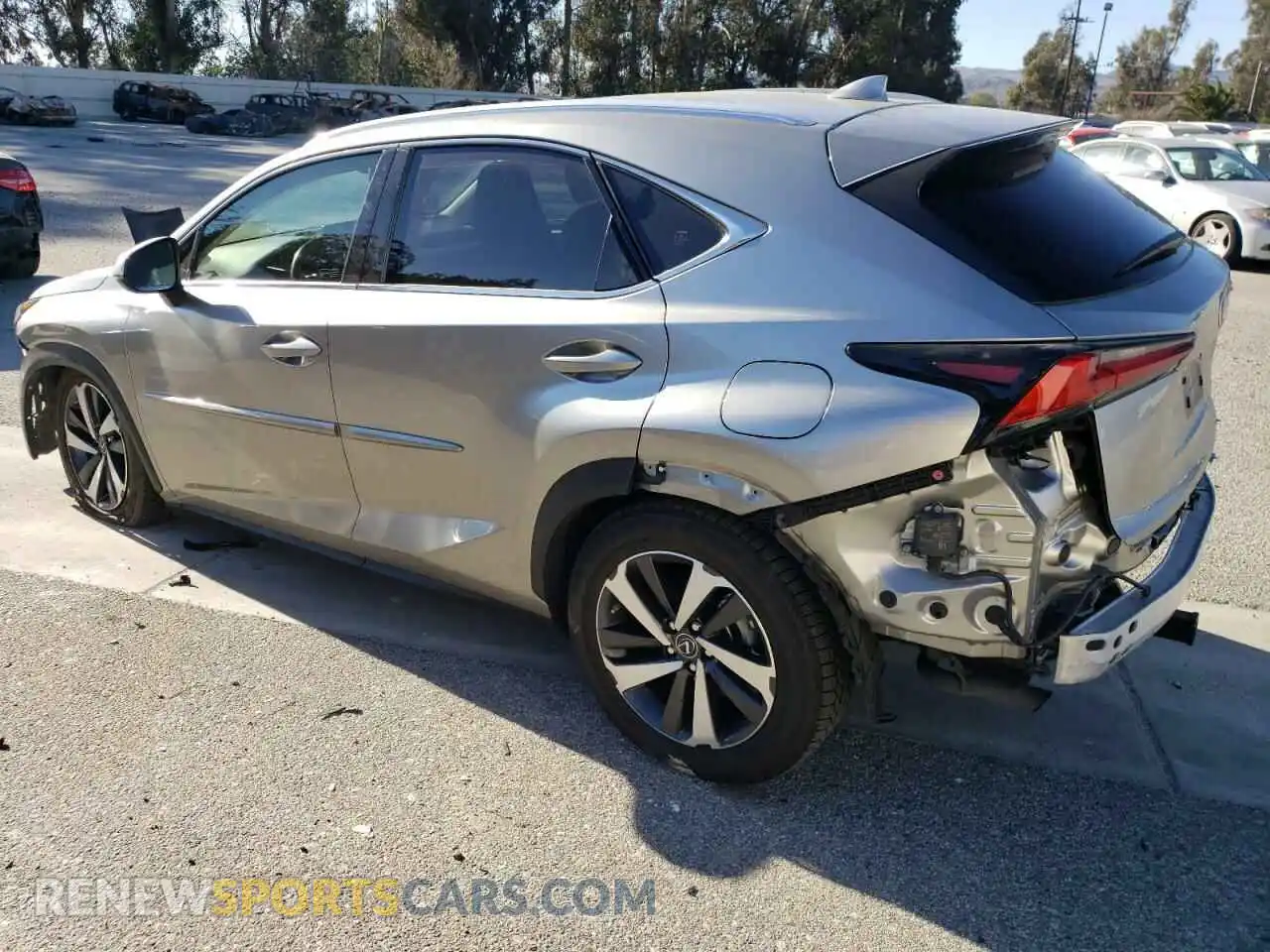 2 Photograph of a damaged car JTJGARBZ6L2172602 LEXUS NX 2020