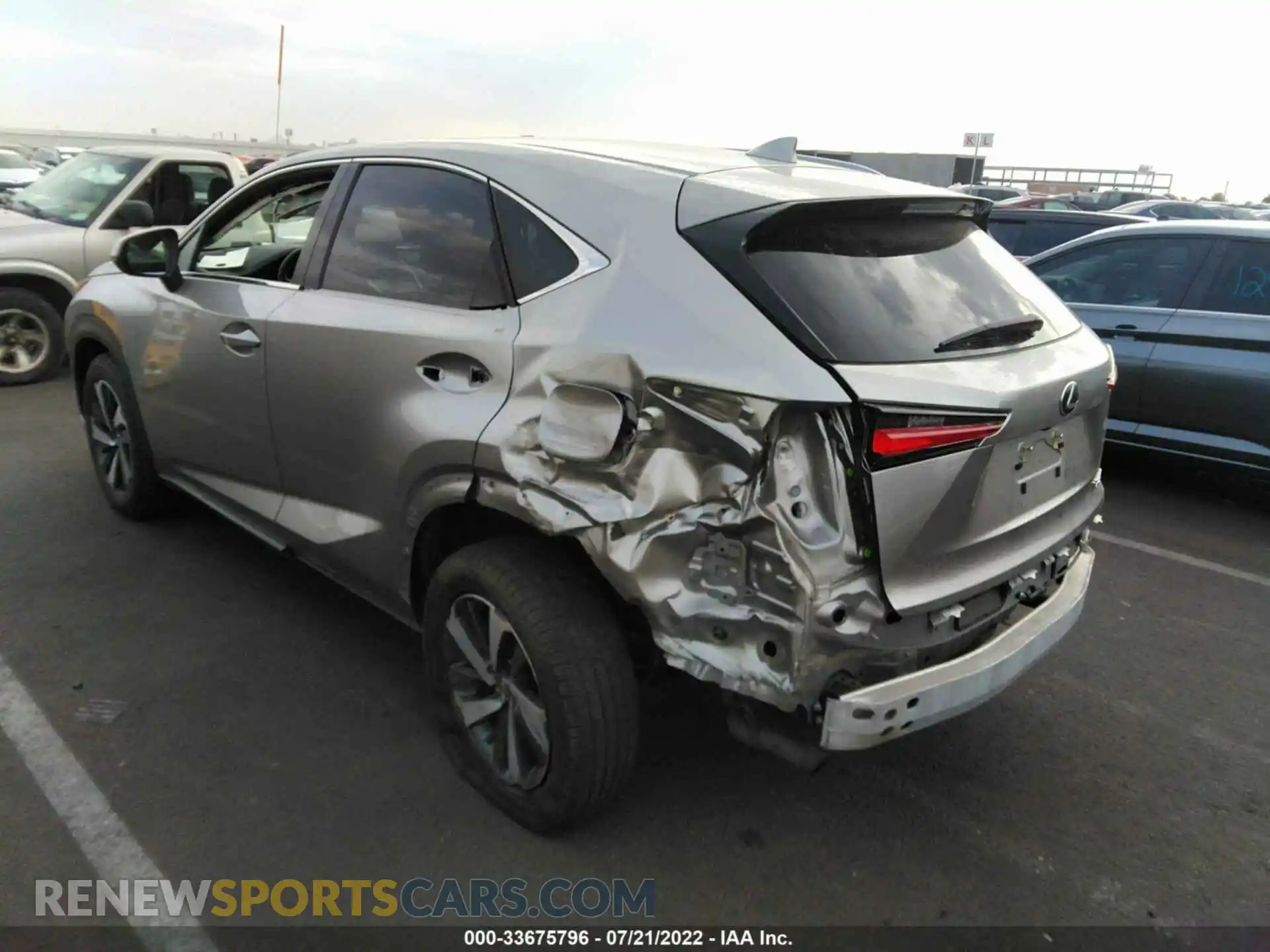 3 Photograph of a damaged car JTJGARBZ6L2173698 LEXUS NX 2020