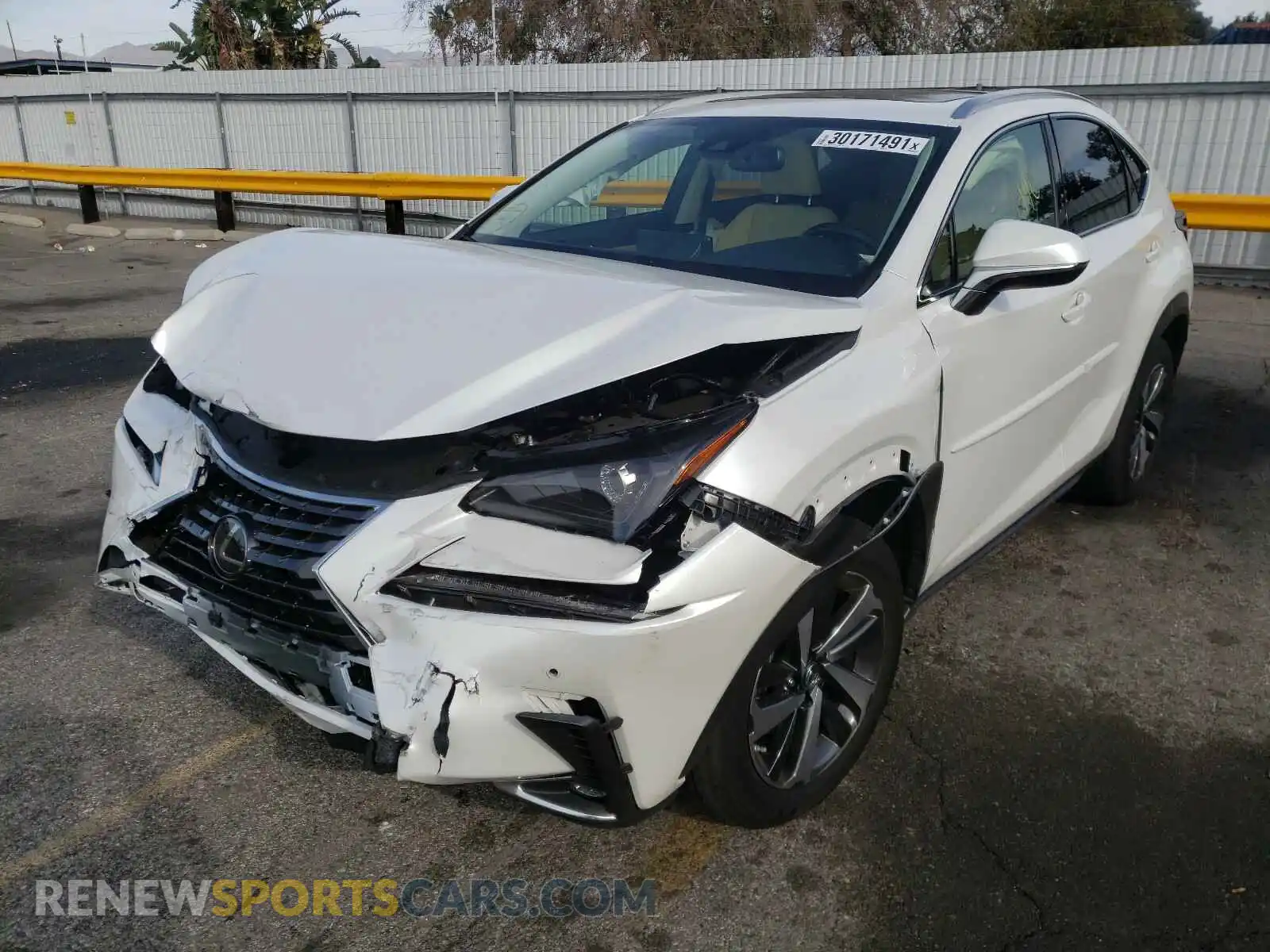 2 Photograph of a damaged car JTJGARBZ6L5007924 LEXUS NX 2020