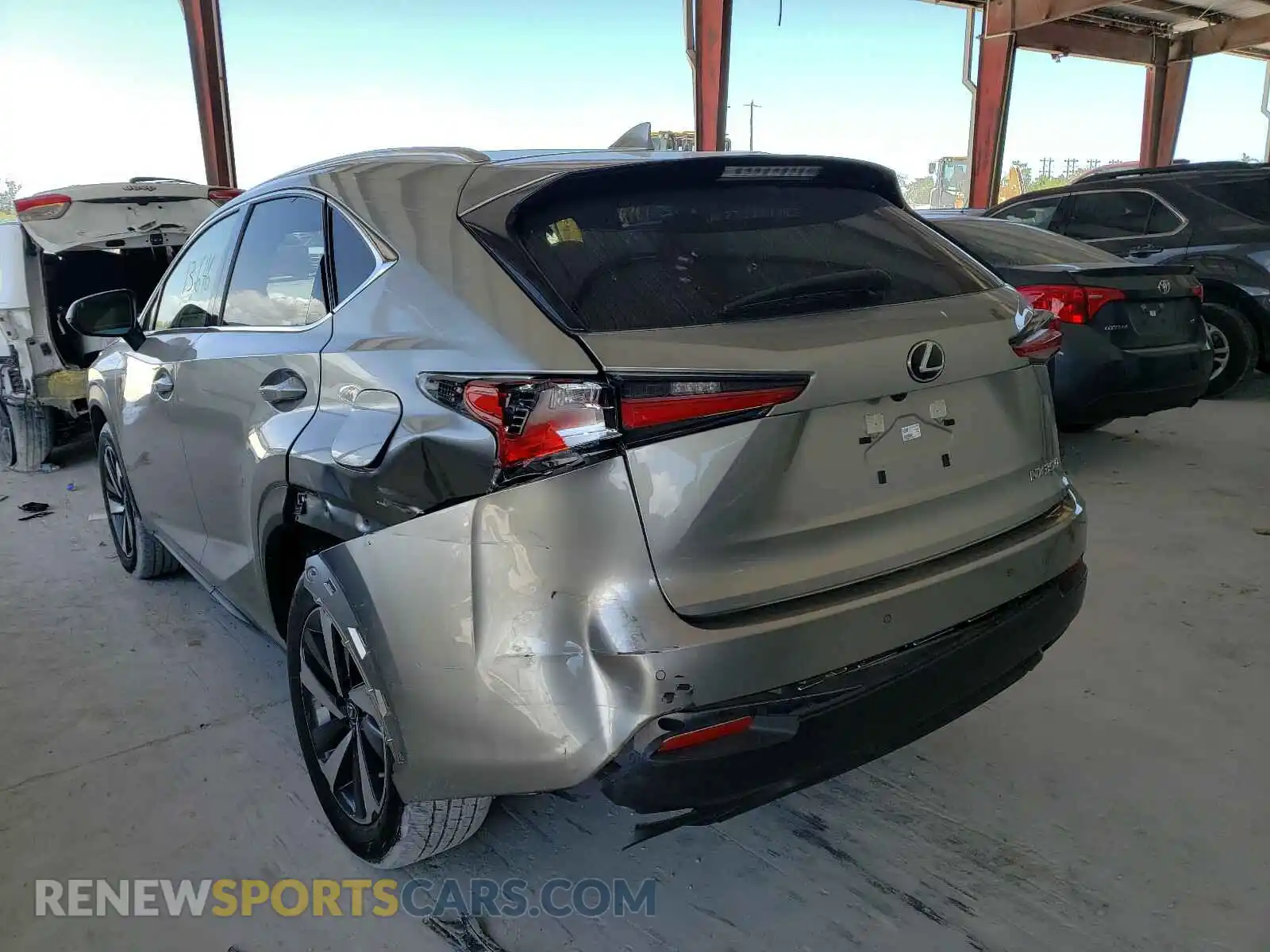 3 Photograph of a damaged car JTJGARBZ7L5012355 LEXUS NX 2020