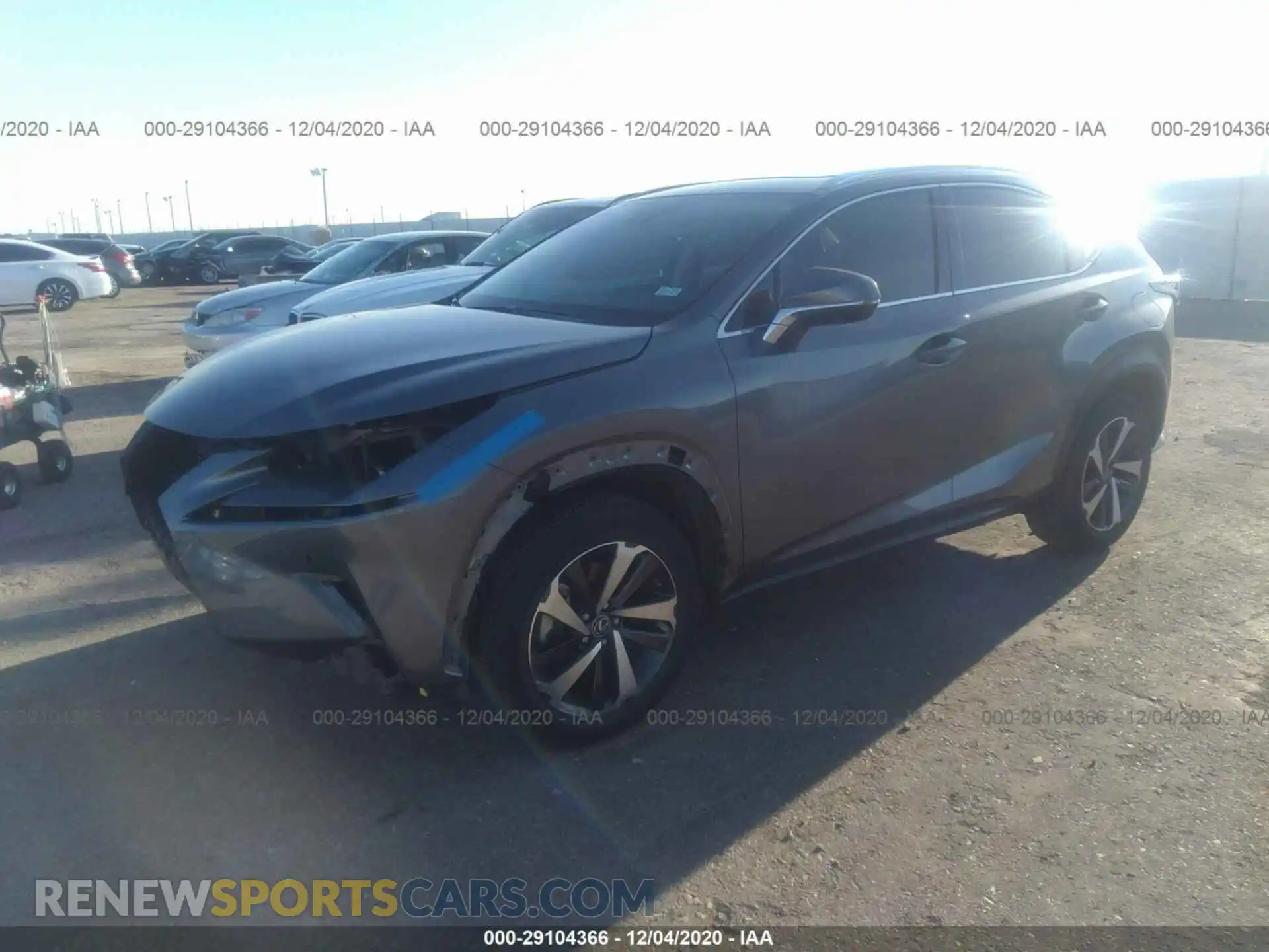 2 Photograph of a damaged car JTJGARBZ8L2167031 LEXUS NX 2020