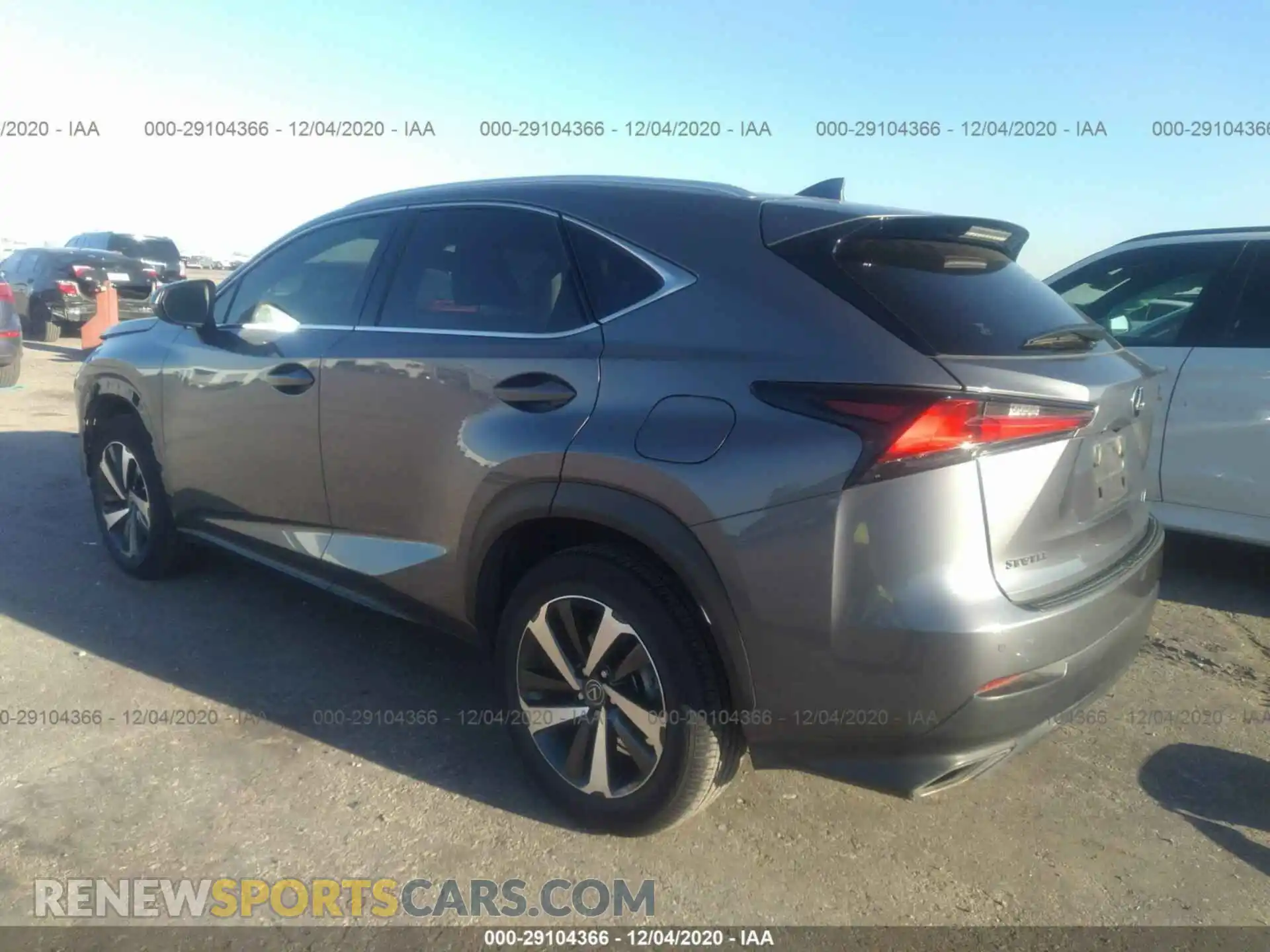 3 Photograph of a damaged car JTJGARBZ8L2167031 LEXUS NX 2020