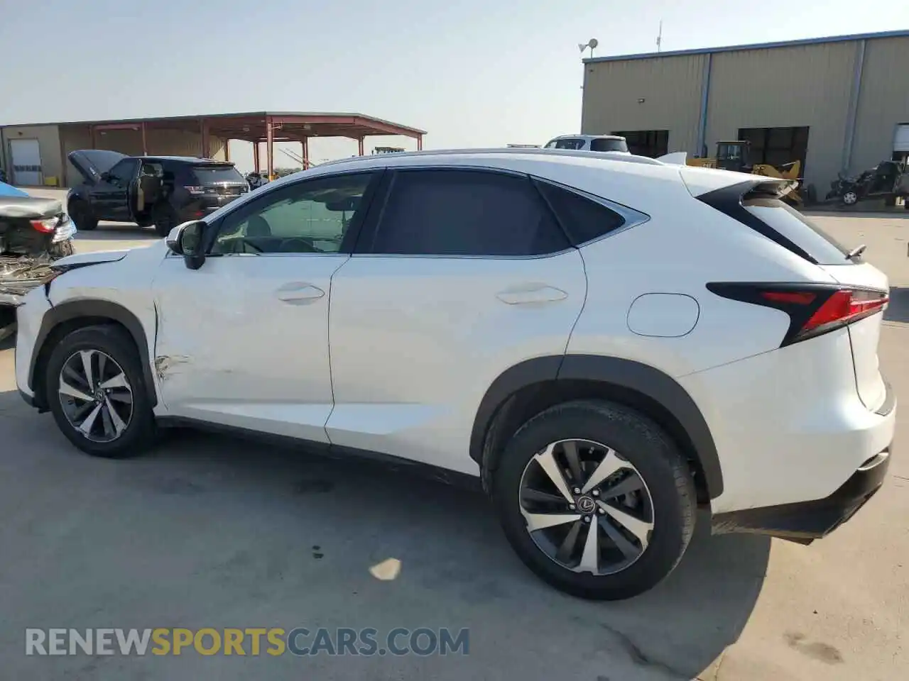 2 fotografías del automóvil dañado JTJGARBZ8L5011473 LEXUS NX 2020