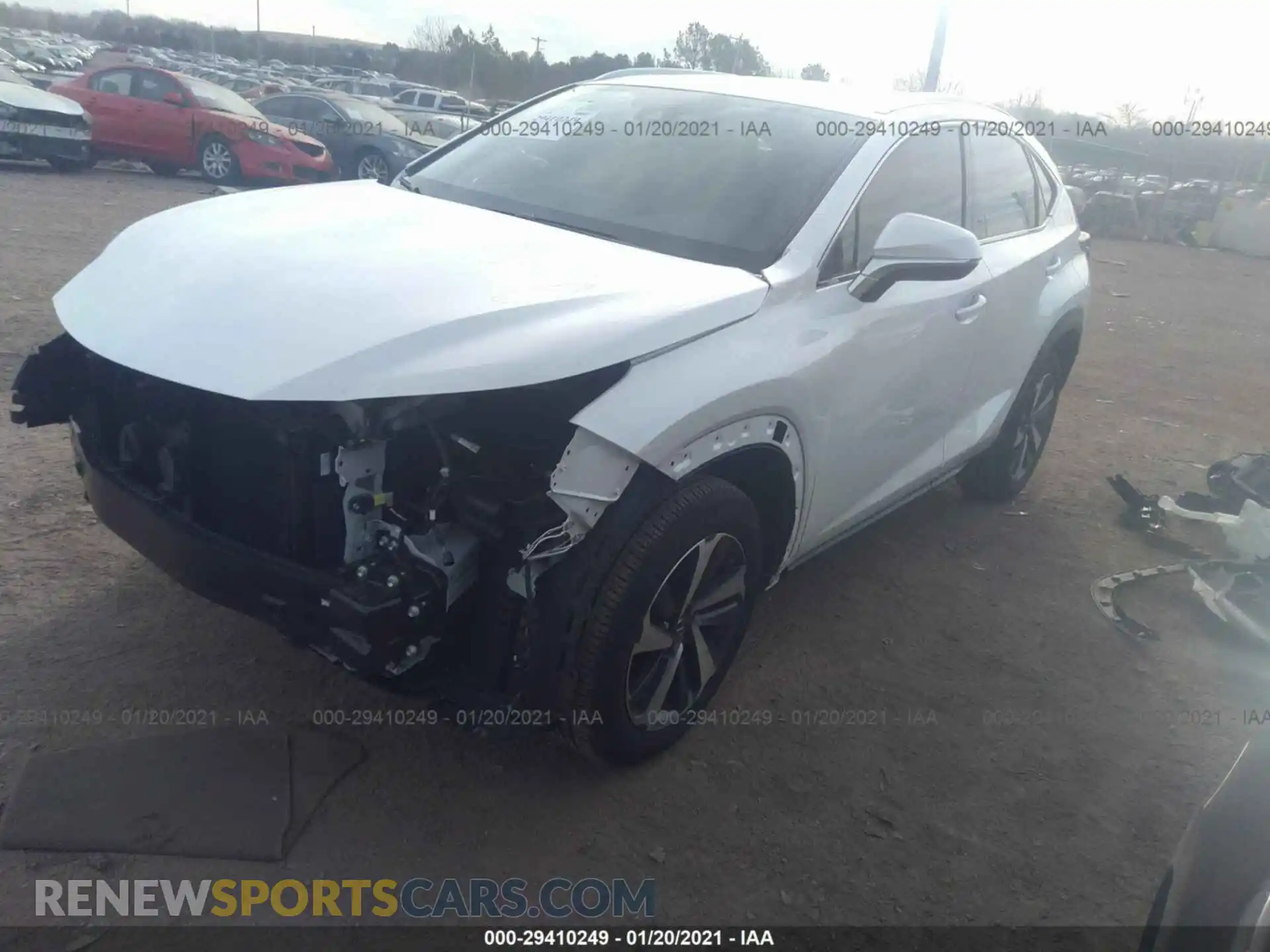 2 Photograph of a damaged car JTJGARBZ8L5019380 LEXUS NX 2020