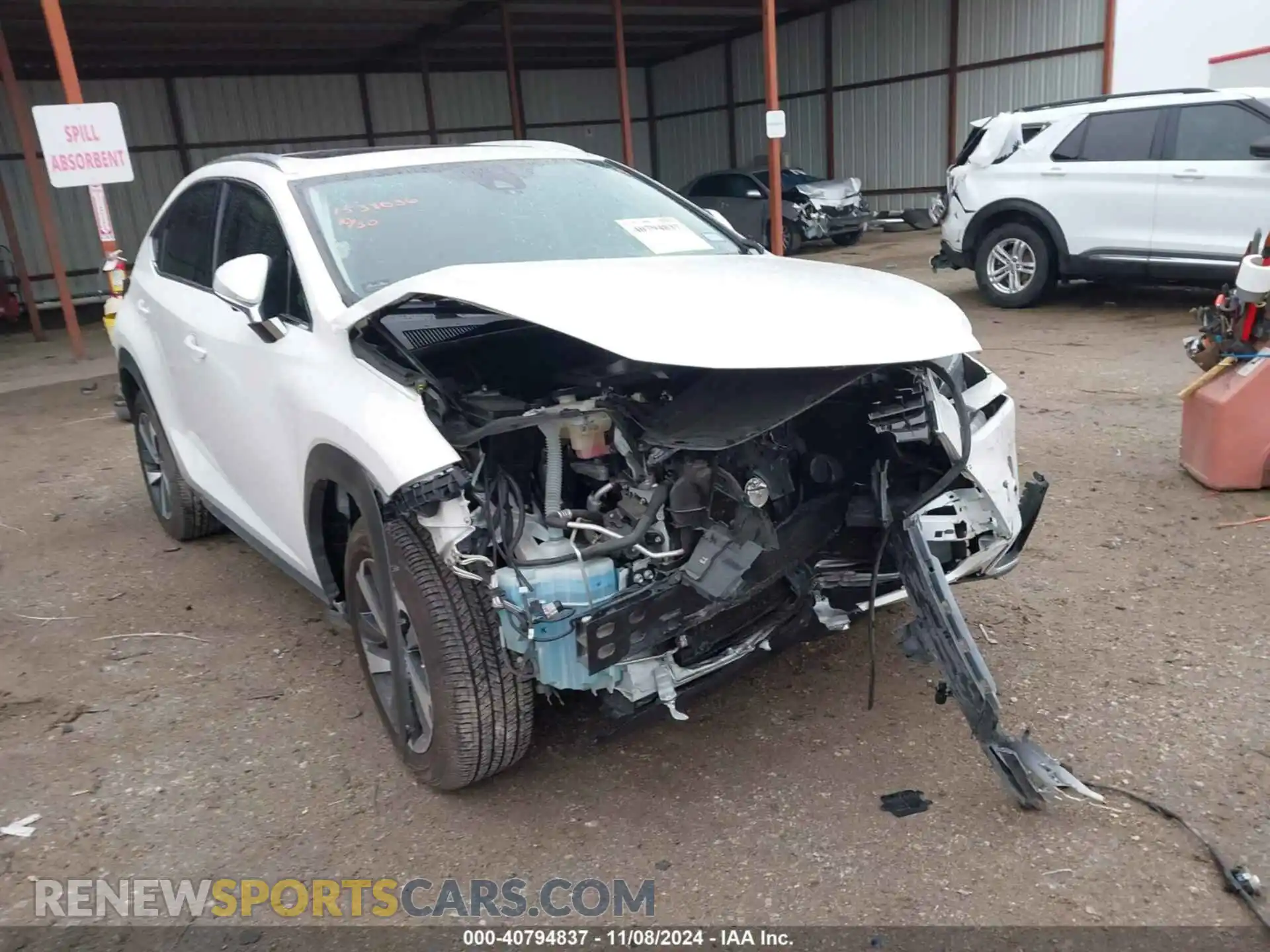 1 fotografías del automóvil dañado JTJGARBZ9L5013149 LEXUS NX 2020