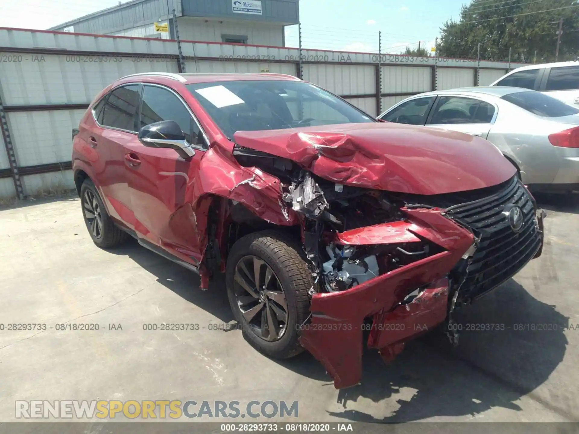 1 Photograph of a damaged car JTJGARBZXL2169153 LEXUS NX 2020