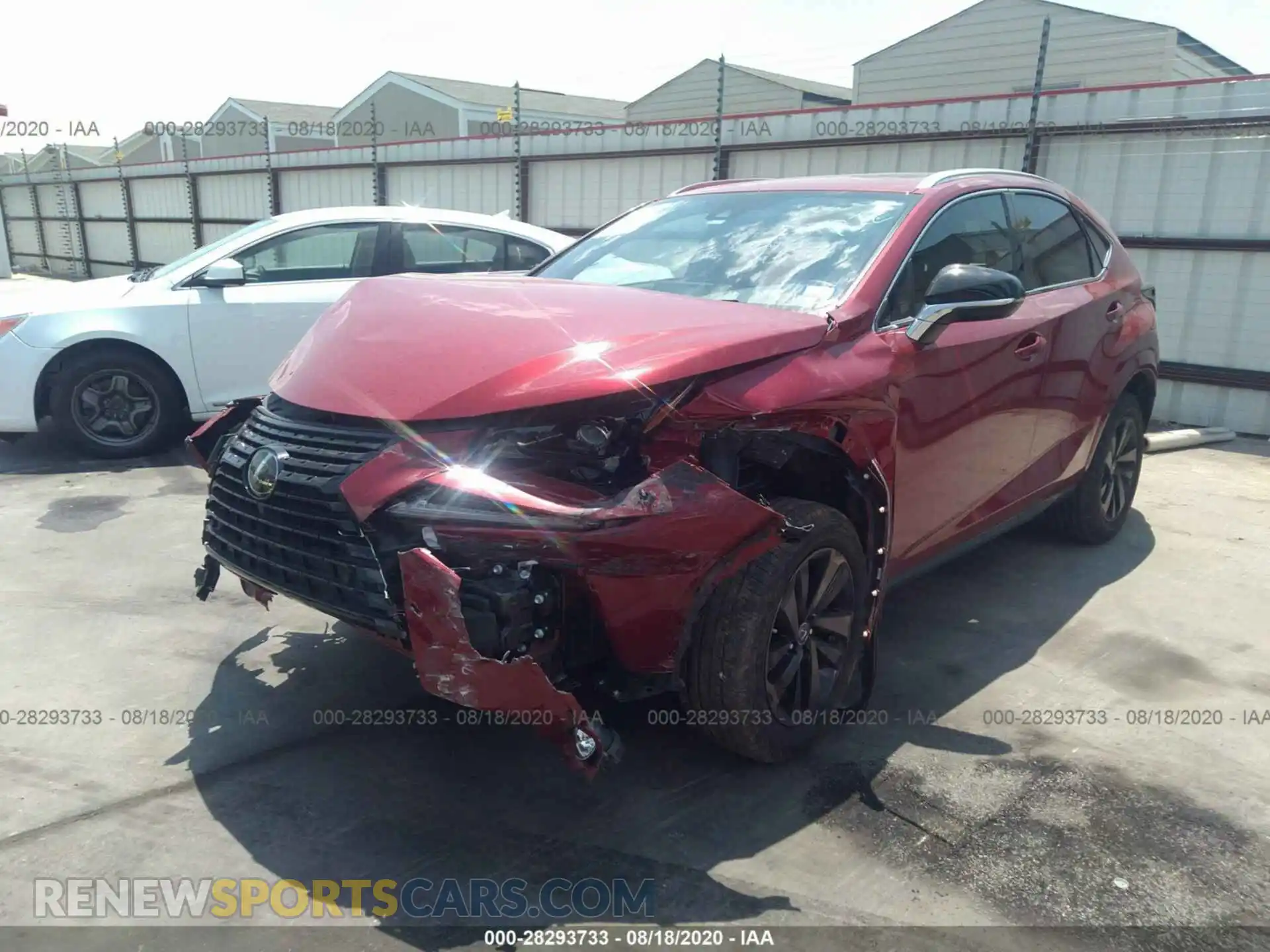 2 Photograph of a damaged car JTJGARBZXL2169153 LEXUS NX 2020