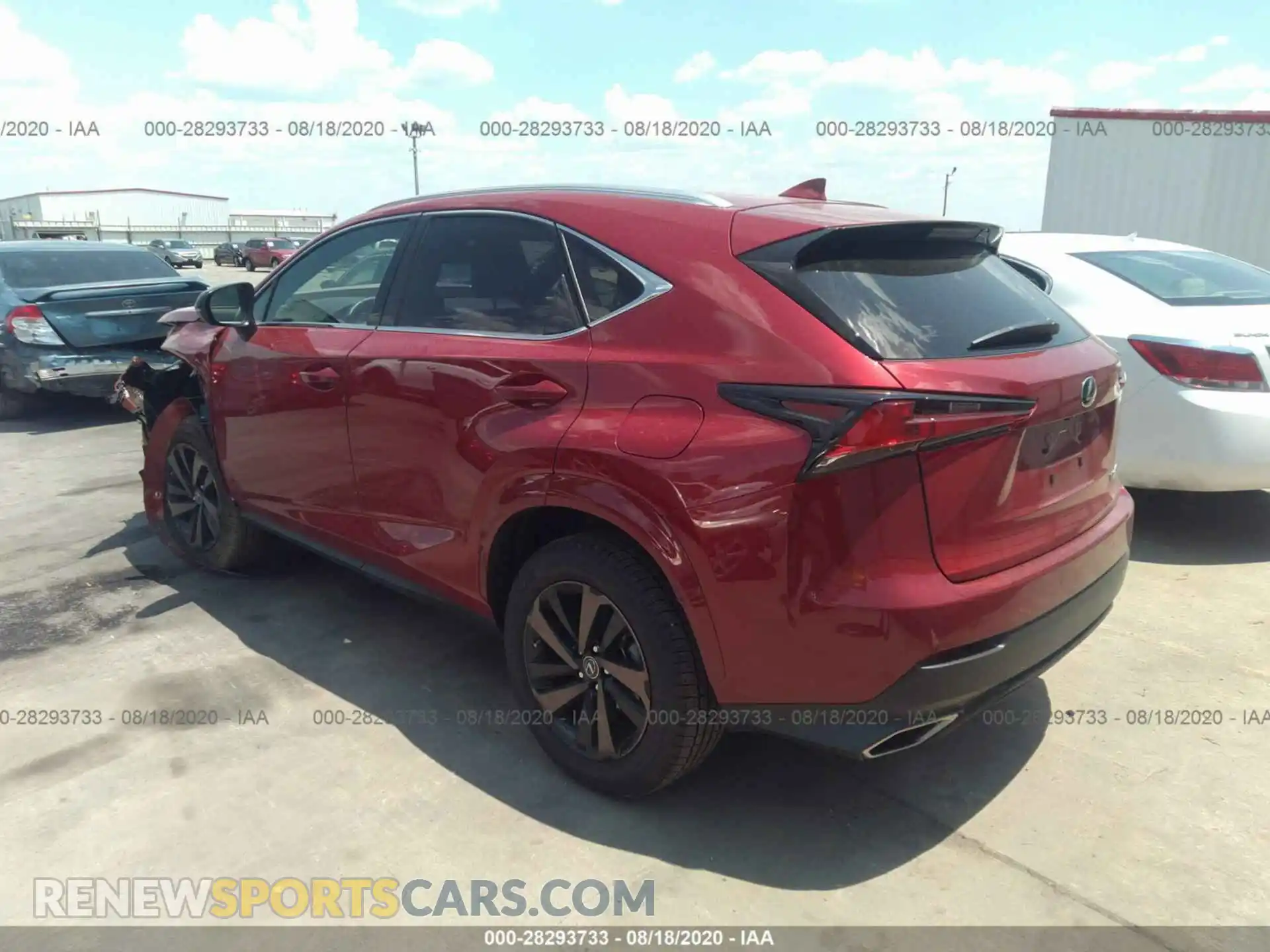 3 Photograph of a damaged car JTJGARBZXL2169153 LEXUS NX 2020