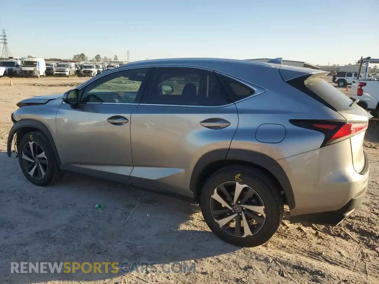 2 Photograph of a damaged car JTJGARBZXL2177429 LEXUS NX 2020