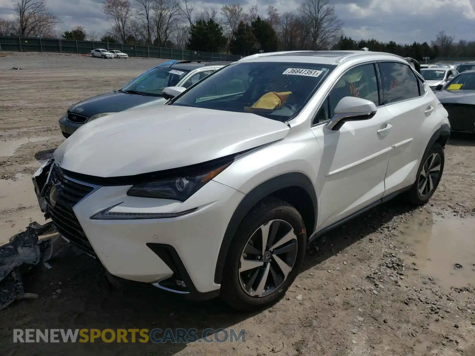 2 Фотография поврежденного автомобиля JTJGARBZXL5003505 LEXUS NX 2020