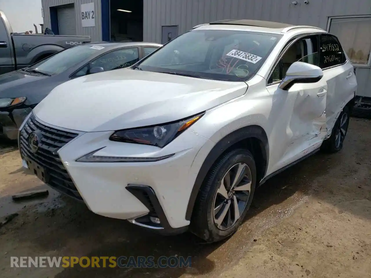 2 Photograph of a damaged car JTJGARDZ0L5004899 LEXUS NX 2020