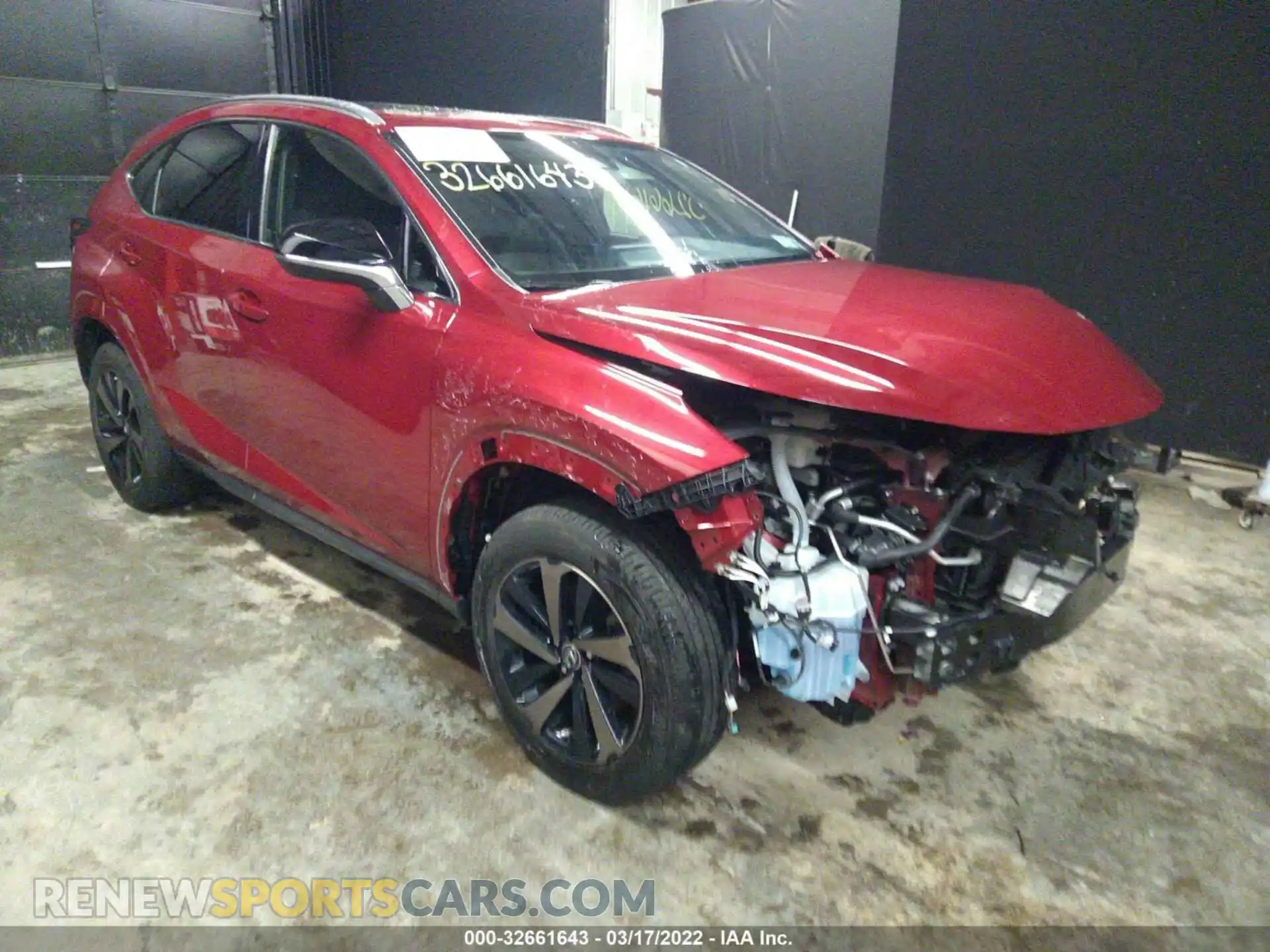 1 Photograph of a damaged car JTJGARDZ1L2227907 LEXUS NX 2020
