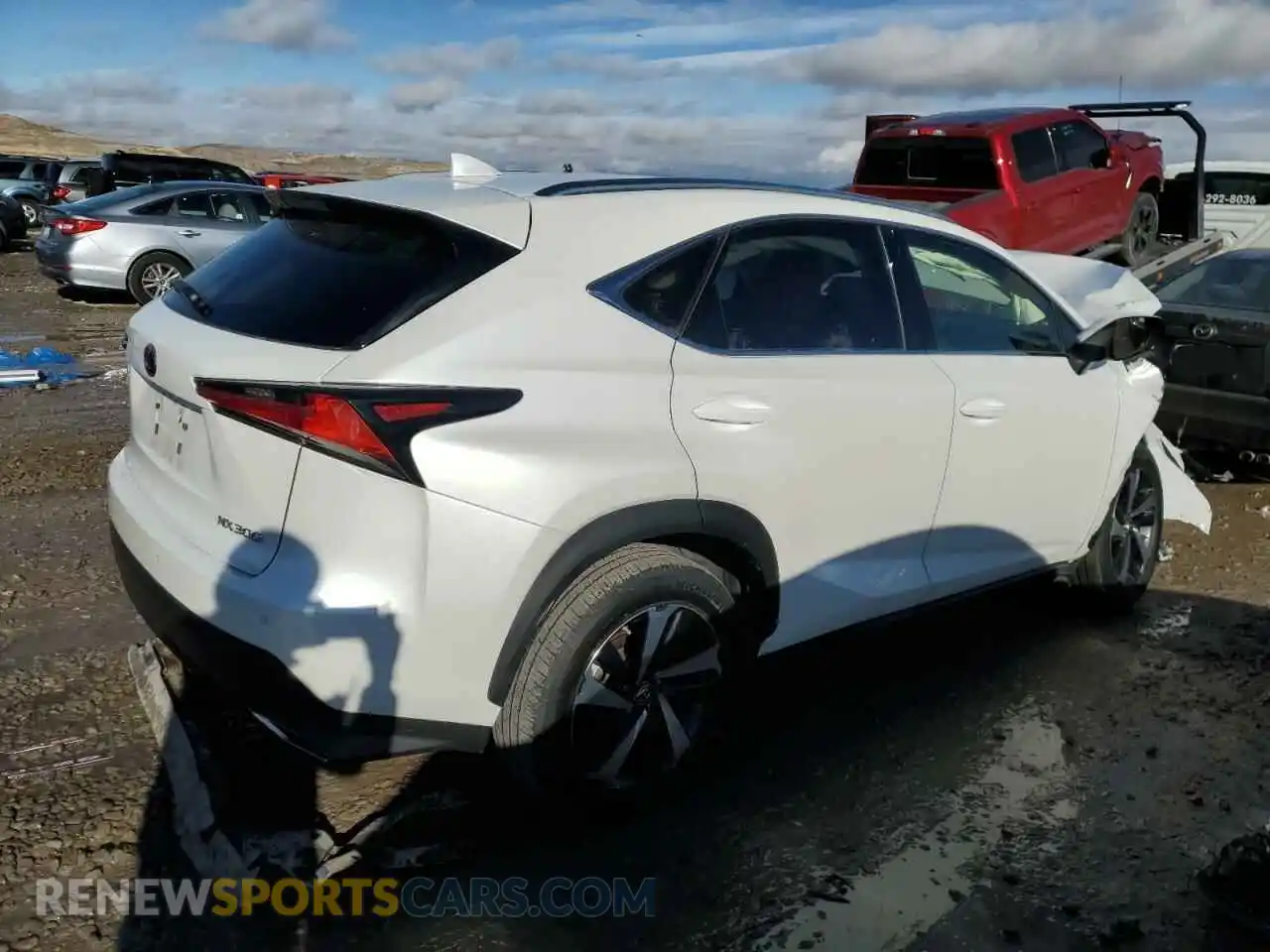 3 fotografías del automóvil dañado JTJGARDZ1L2234498 LEXUS NX 2020