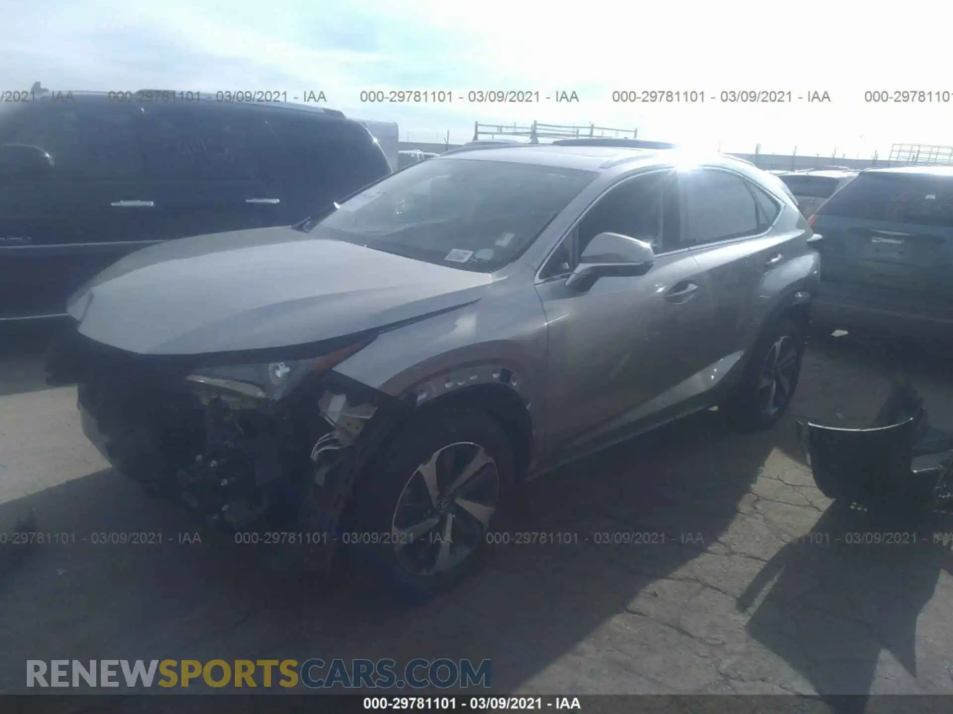 2 Photograph of a damaged car JTJGARDZ2L2218097 LEXUS NX 2020