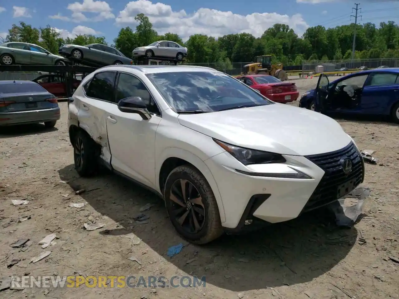 1 Photograph of a damaged car JTJGARDZ2L2227978 LEXUS NX 2020