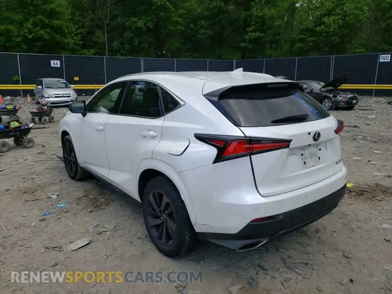 3 Photograph of a damaged car JTJGARDZ2L2227978 LEXUS NX 2020