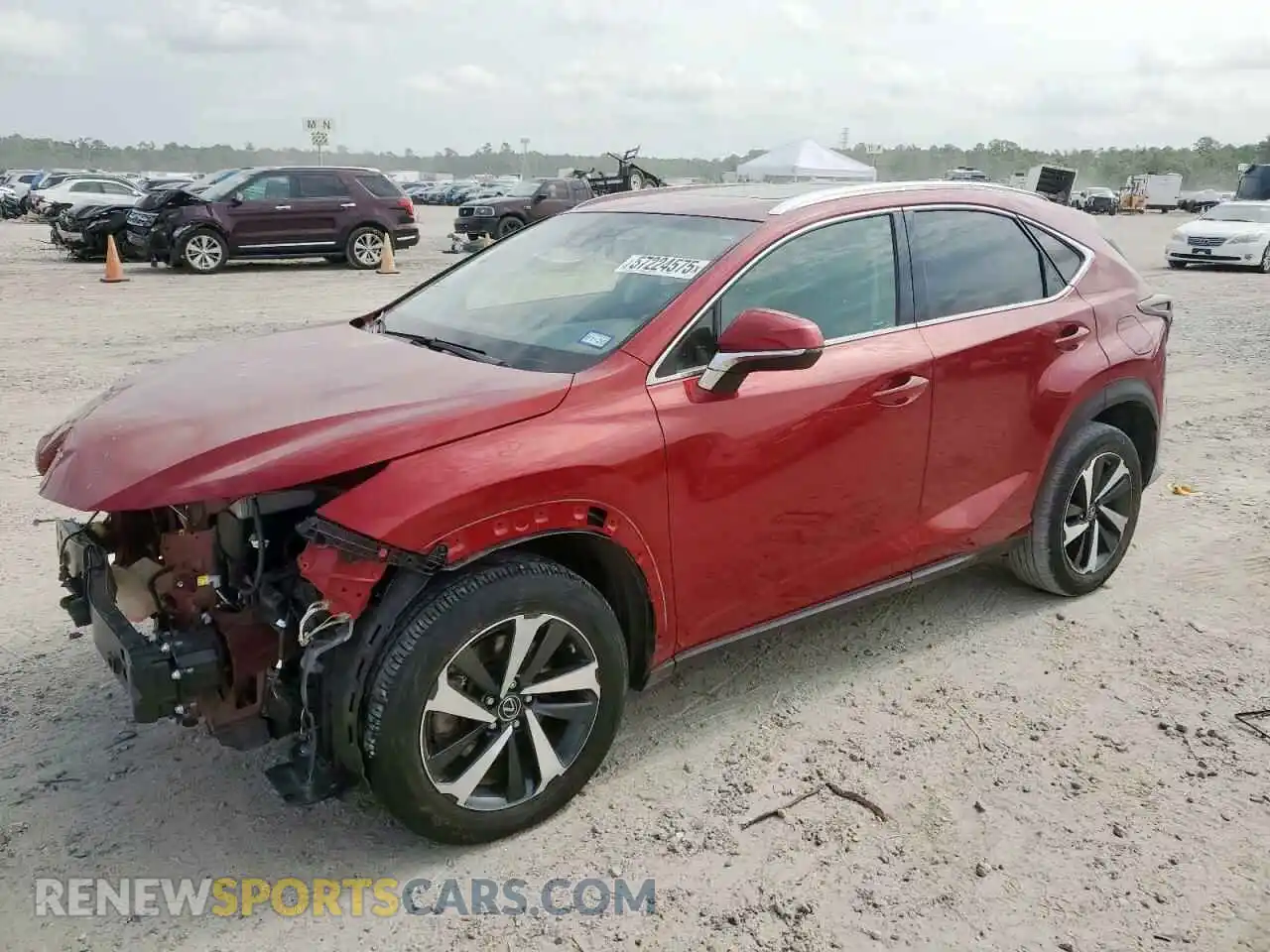 1 fotografías del automóvil dañado JTJGARDZ2L5009067 LEXUS NX 2020