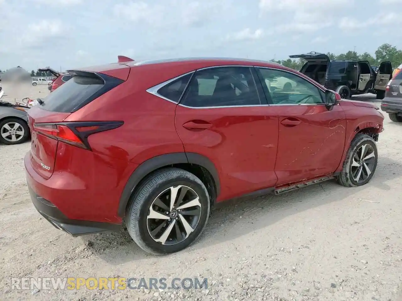 3 fotografías del automóvil dañado JTJGARDZ2L5009067 LEXUS NX 2020