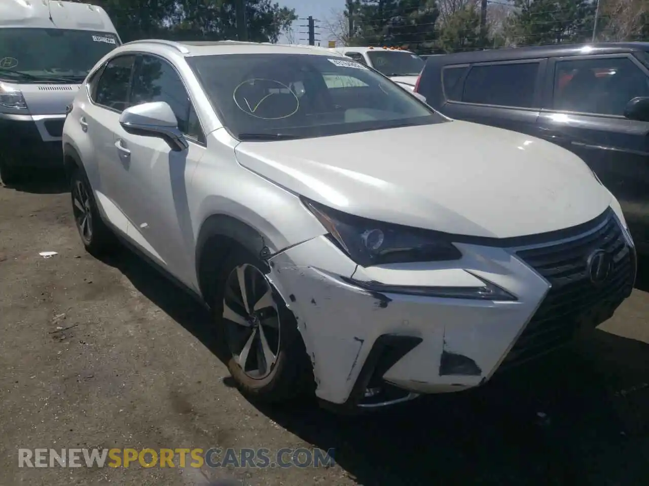 1 Photograph of a damaged car JTJGARDZ2L5011997 LEXUS NX 2020