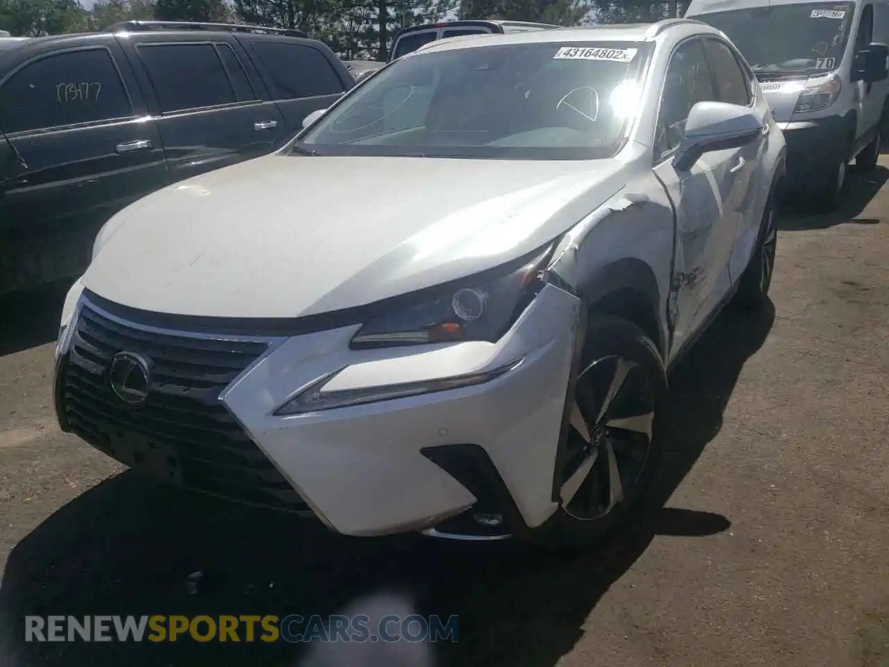 2 Photograph of a damaged car JTJGARDZ2L5011997 LEXUS NX 2020
