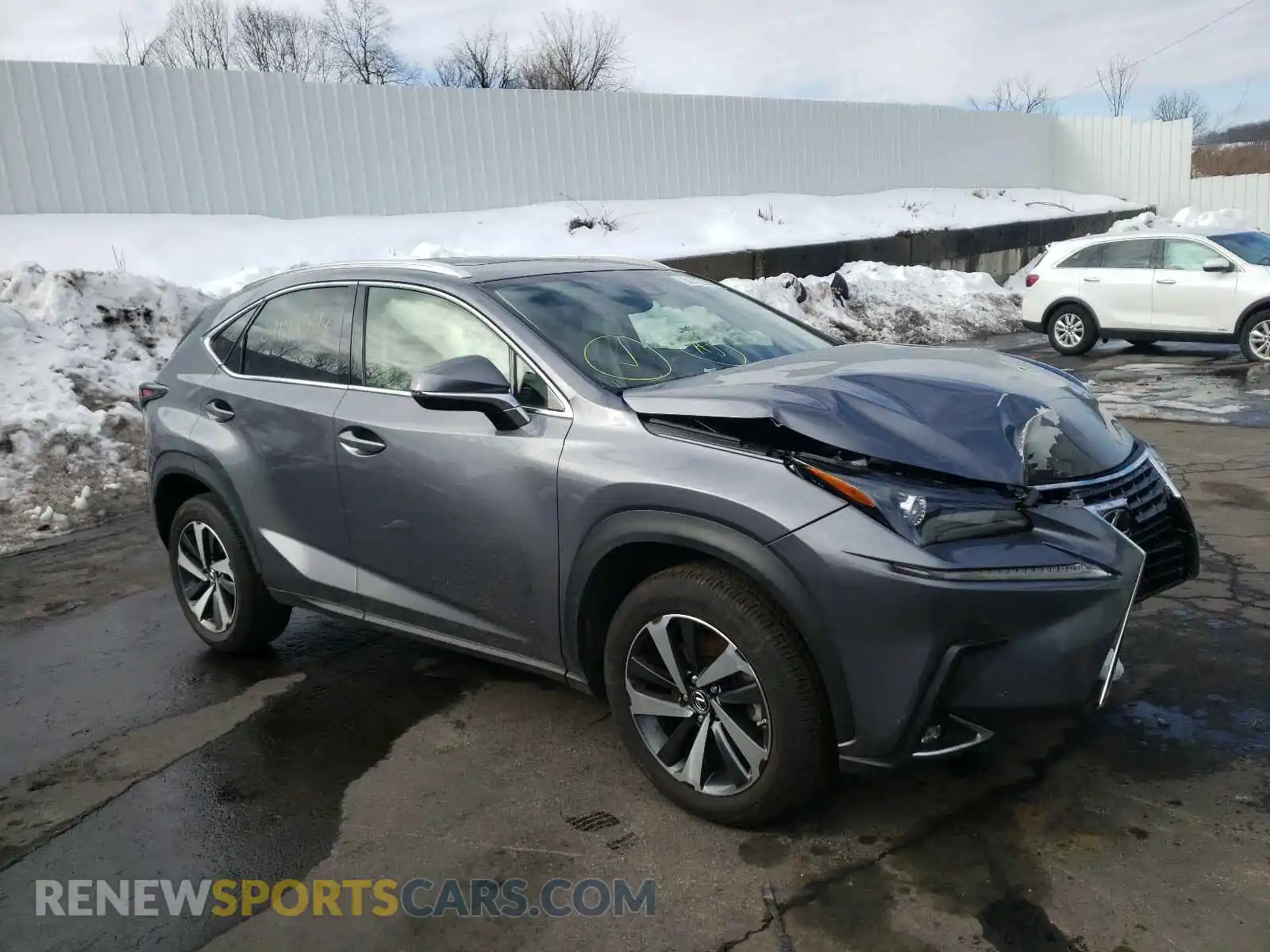 1 Photograph of a damaged car JTJGARDZ3L2222935 LEXUS NX 2020