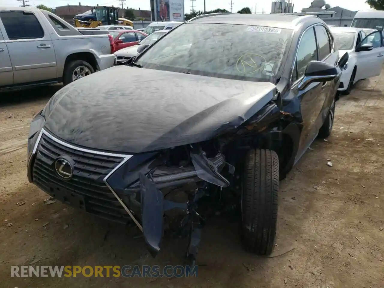 2 Photograph of a damaged car JTJGARDZ4L5002606 LEXUS NX 2020
