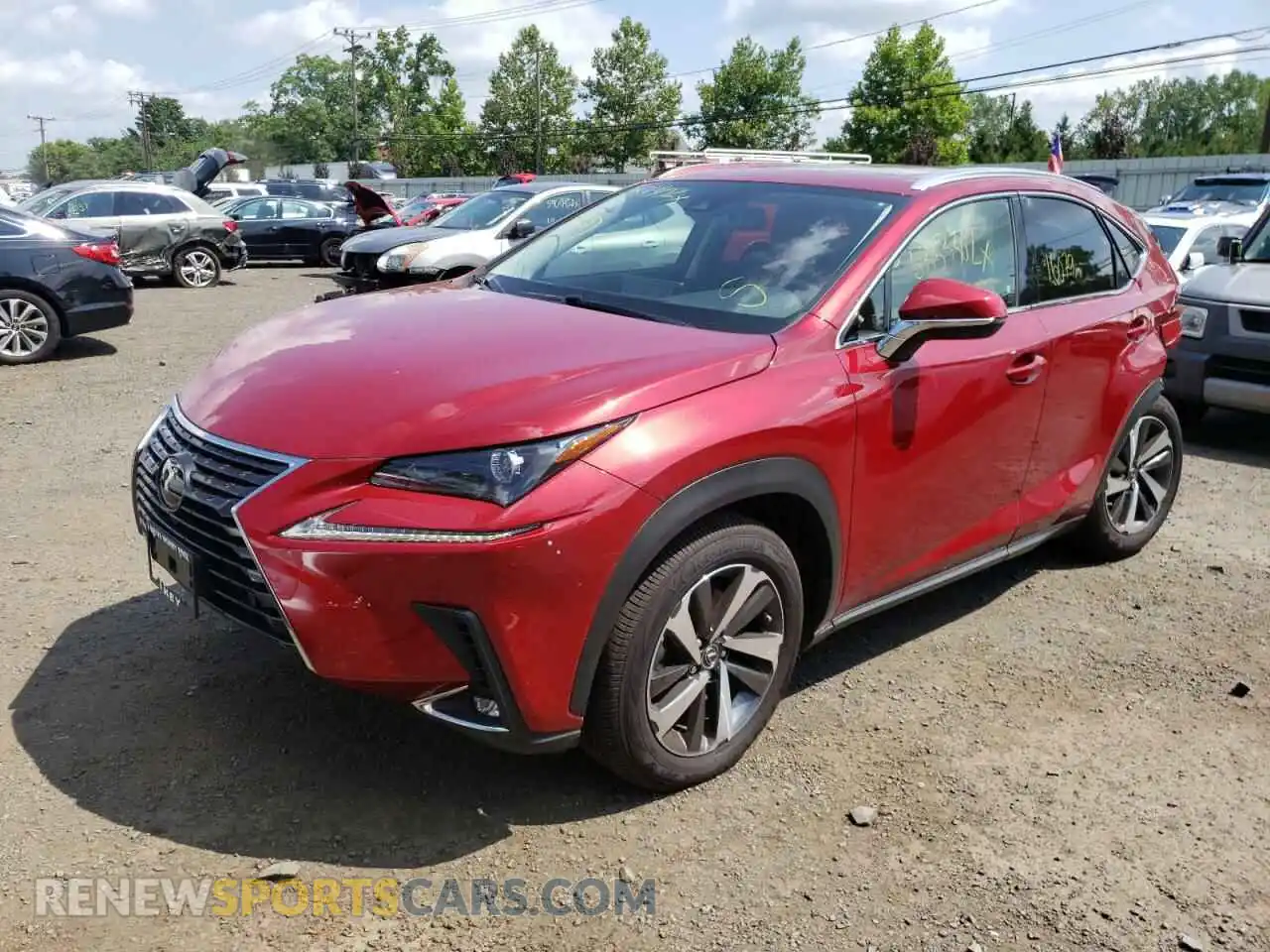 2 Photograph of a damaged car JTJGARDZ4L5005666 LEXUS NX 2020