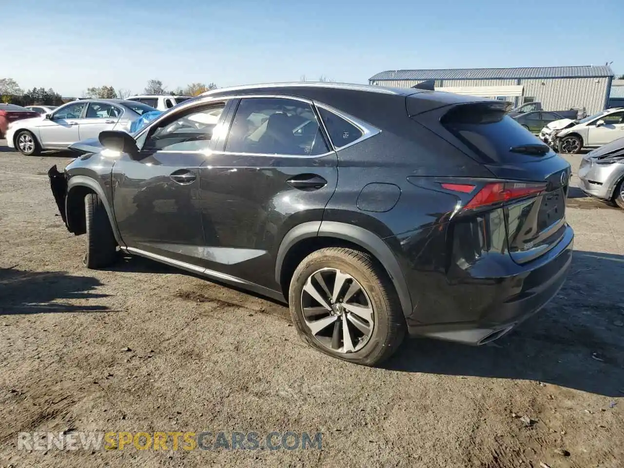 2 fotografías del automóvil dañado JTJGARDZ4L5012794 LEXUS NX 2020