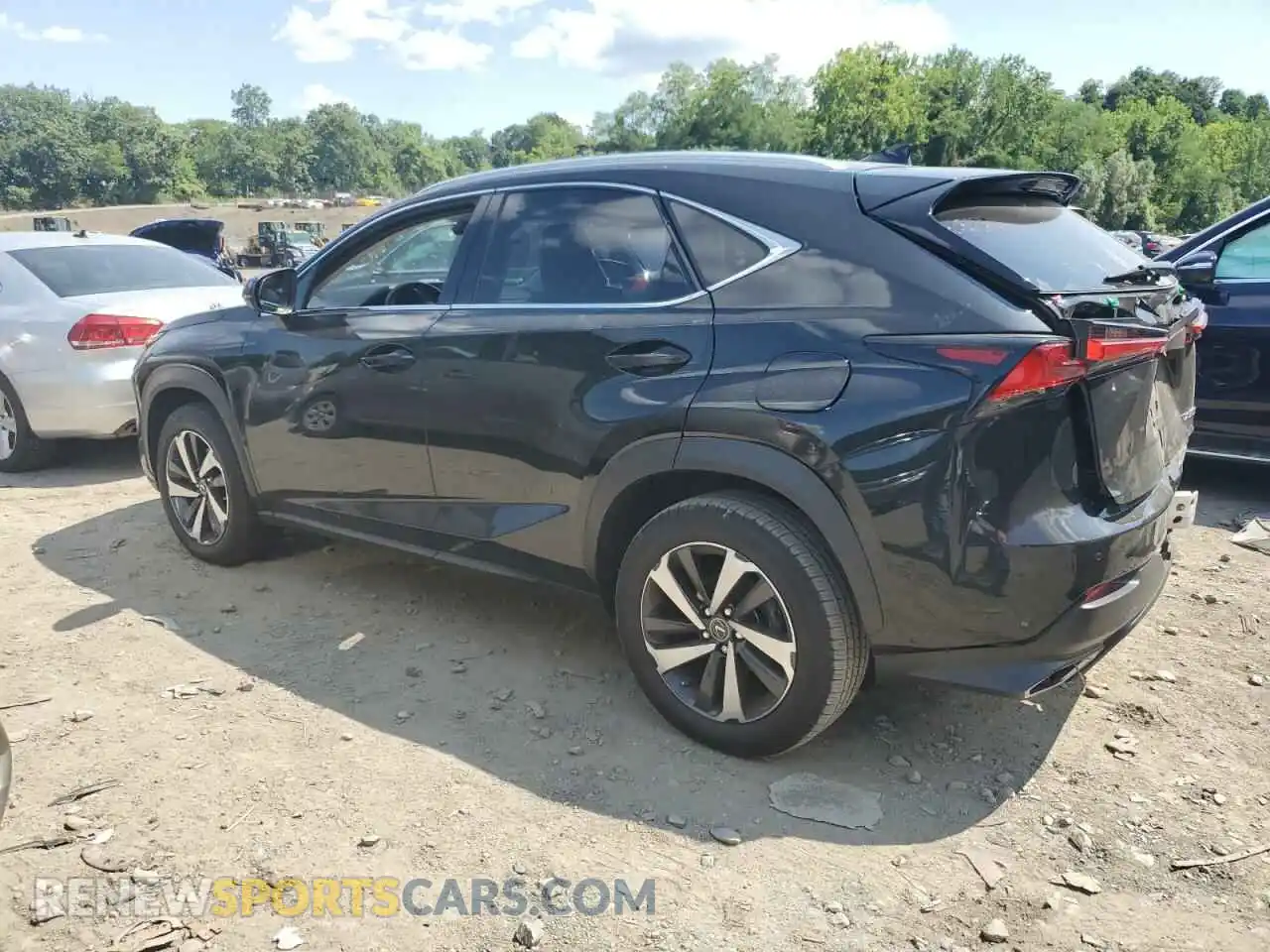 2 fotografías del automóvil dañado JTJGARDZ4L5015713 LEXUS NX 2020