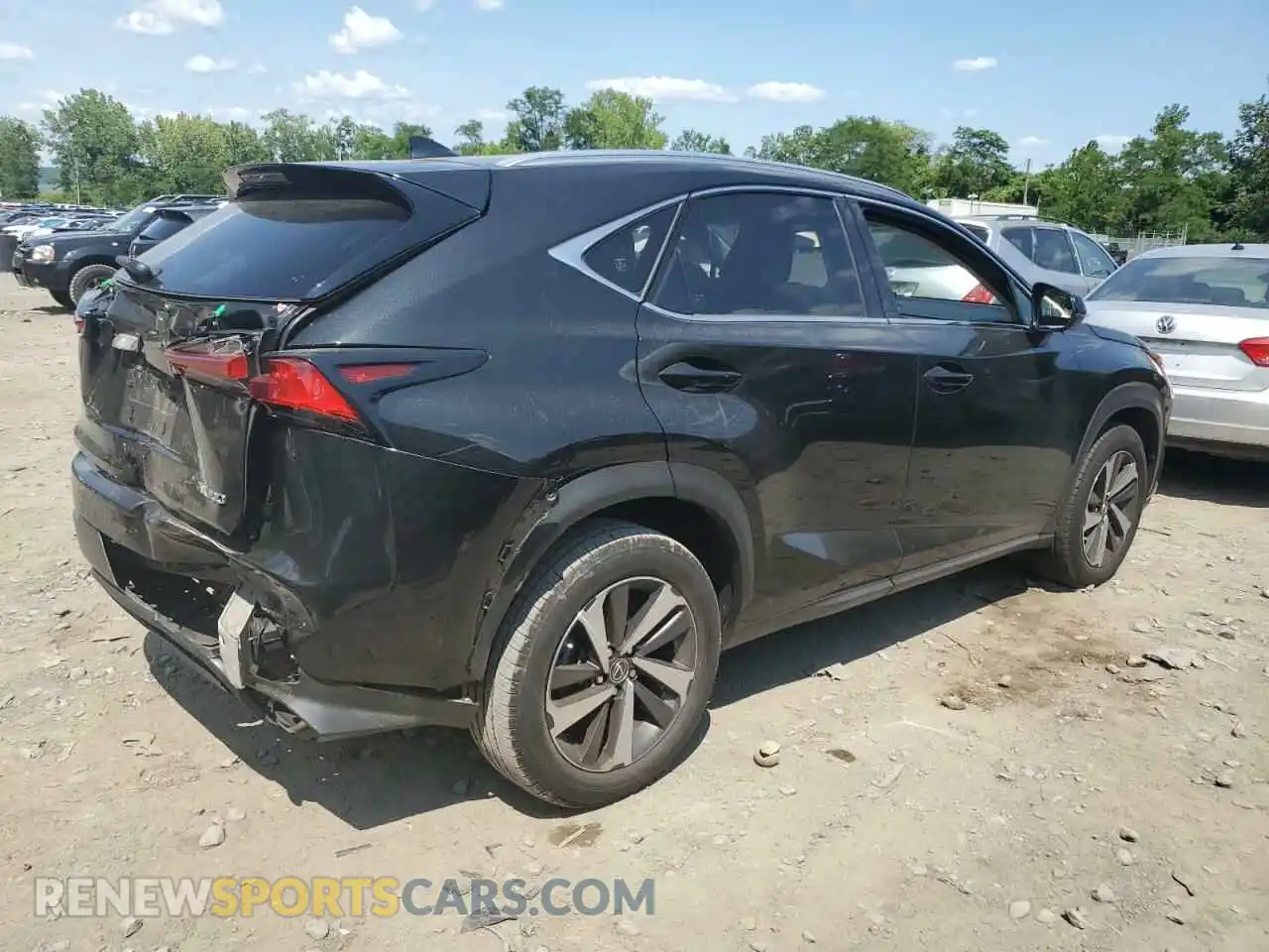 3 fotografías del automóvil dañado JTJGARDZ4L5015713 LEXUS NX 2020