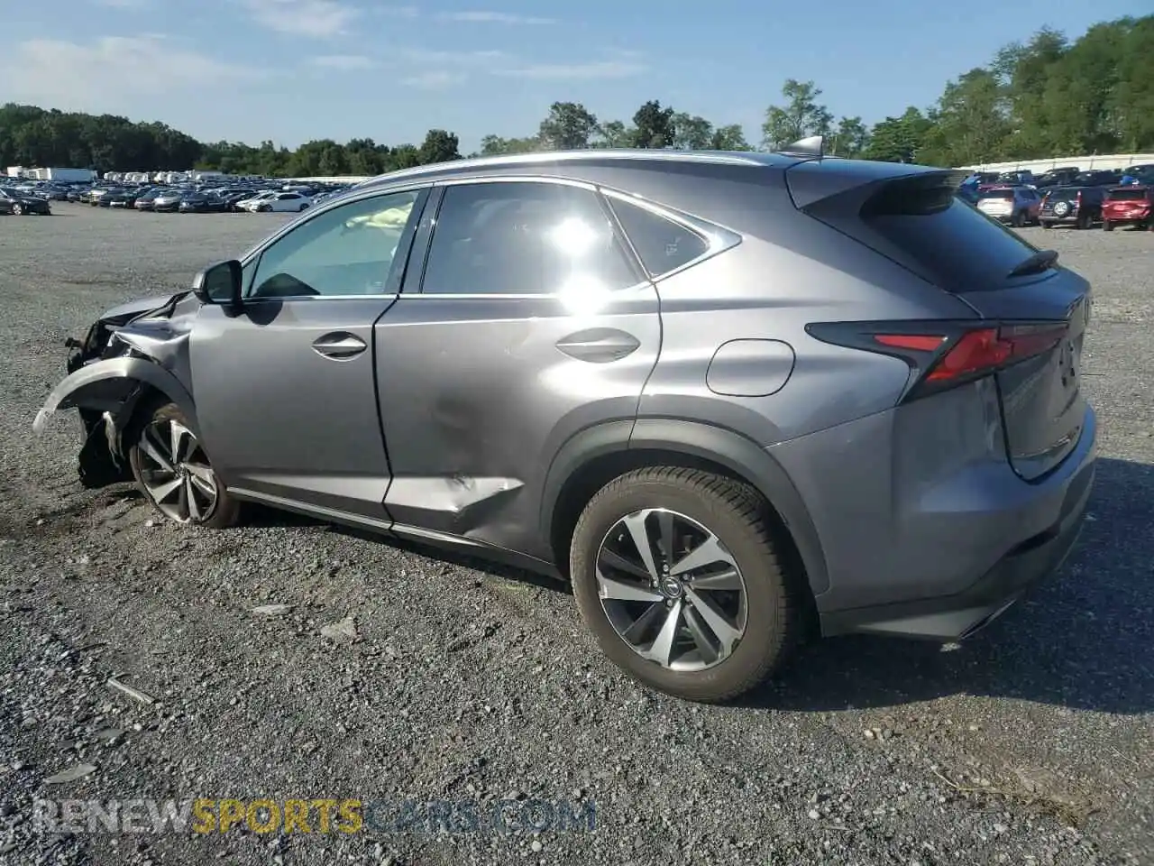 2 fotografías del automóvil dañado JTJGARDZ6L2236067 LEXUS NX 2020