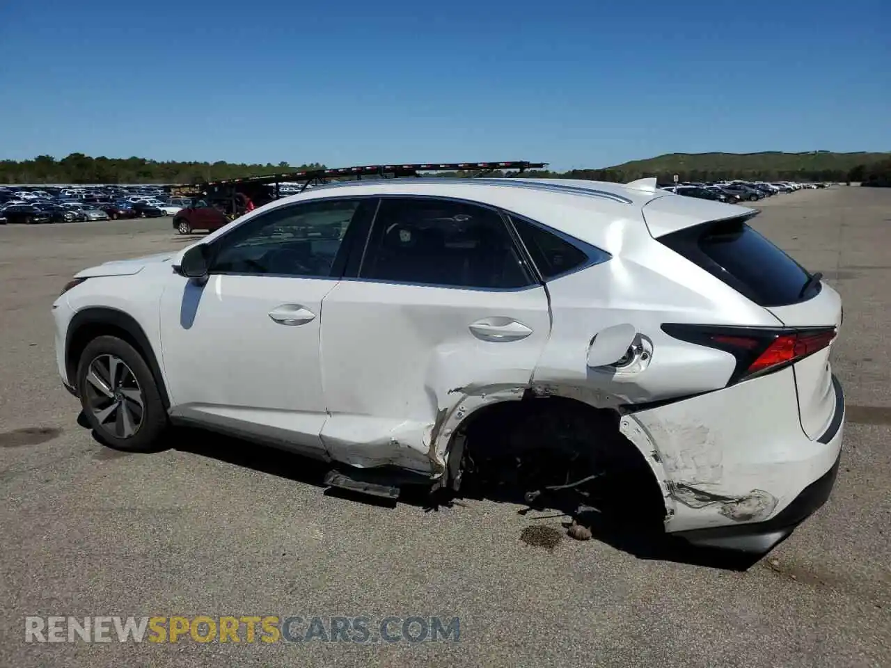 2 fotografías del automóvil dañado JTJGARDZ6L5012635 LEXUS NX 2020