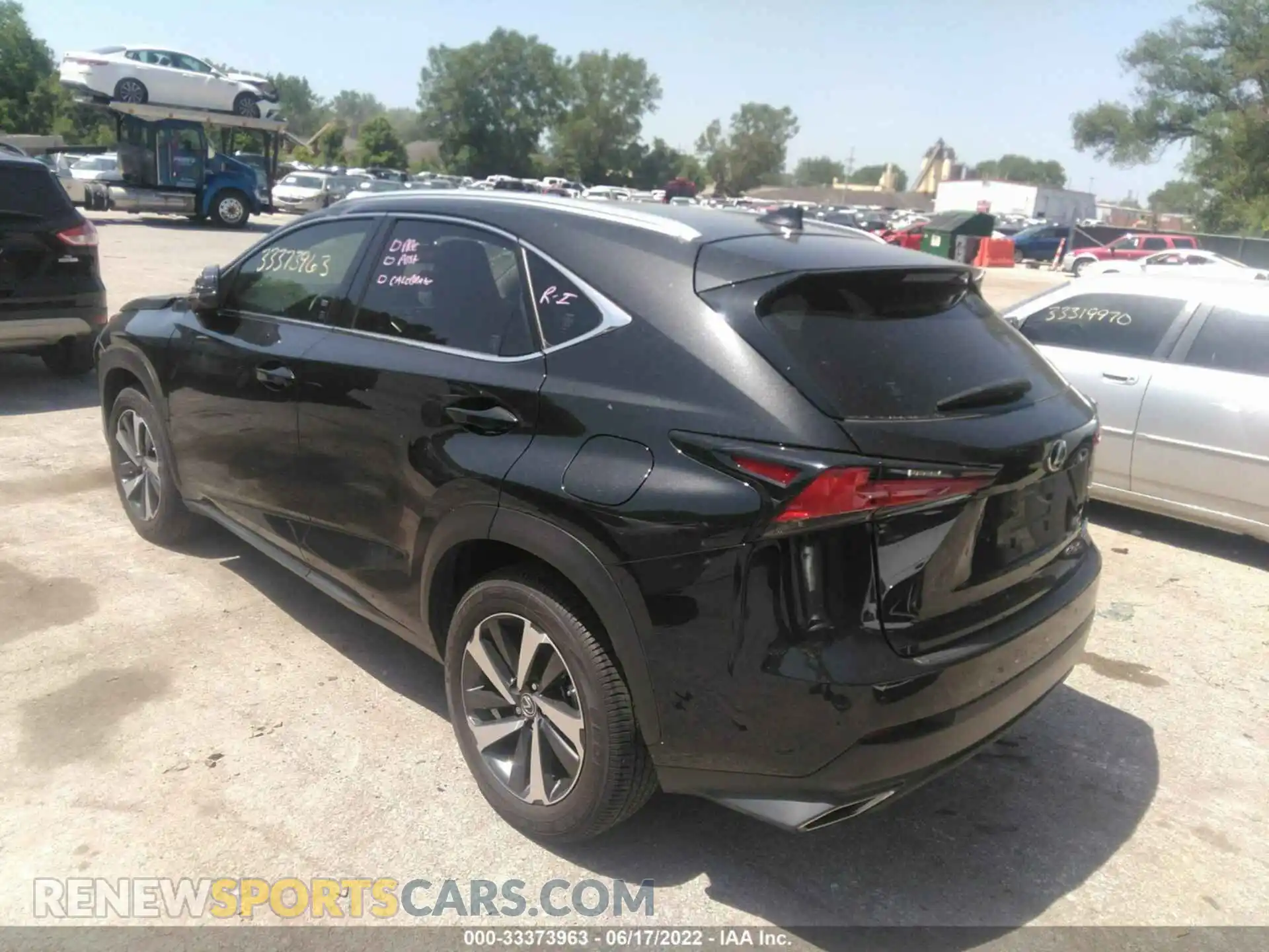 3 fotografías del automóvil dañado JTJGARDZ7L2226681 LEXUS NX 2020