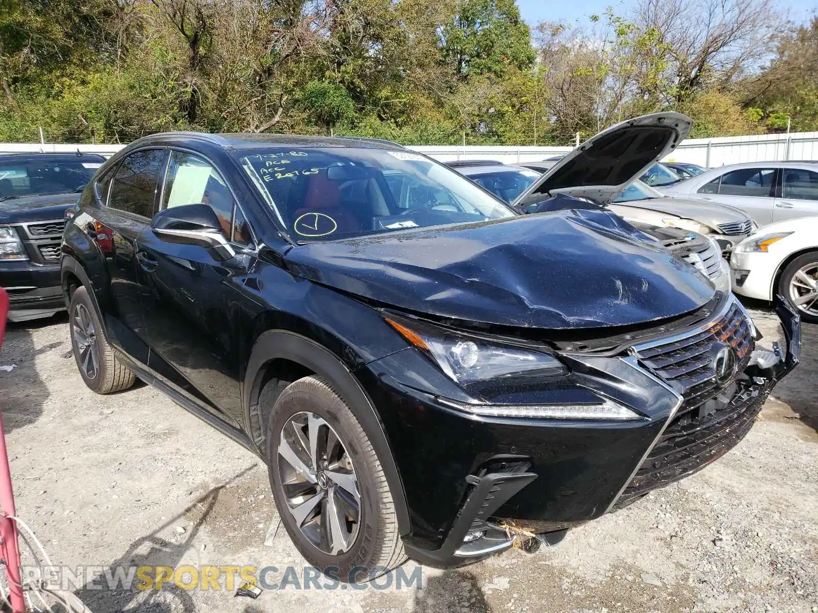 1 Photograph of a damaged car JTJGARDZ7L5010876 LEXUS NX 2020