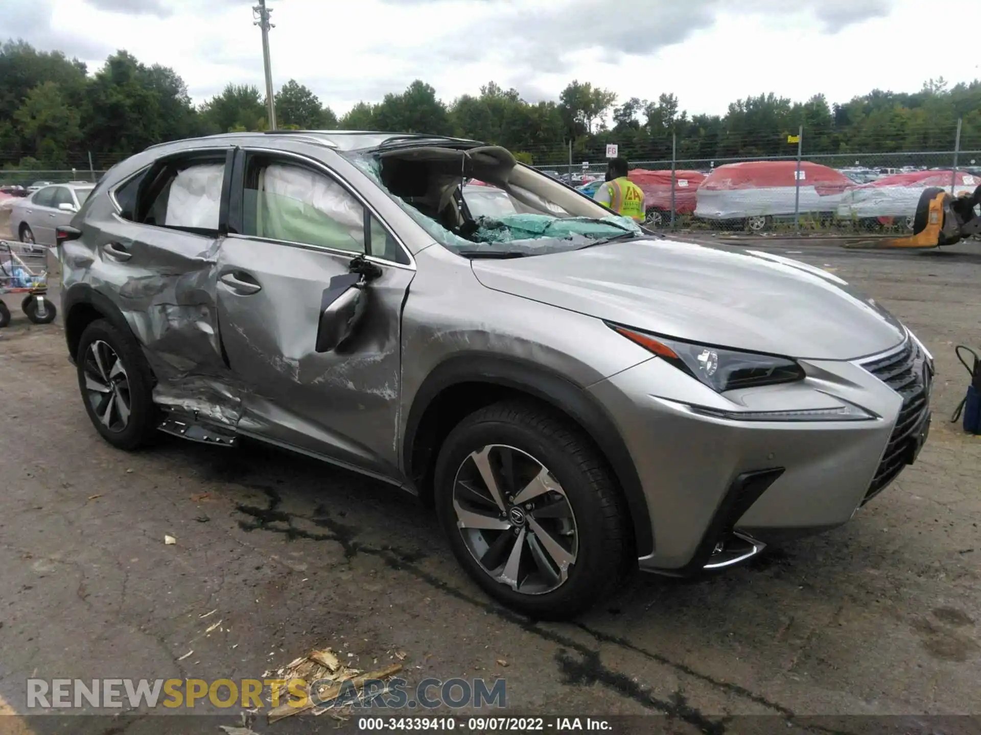 1 Photograph of a damaged car JTJGARDZ7L5012773 LEXUS NX 2020