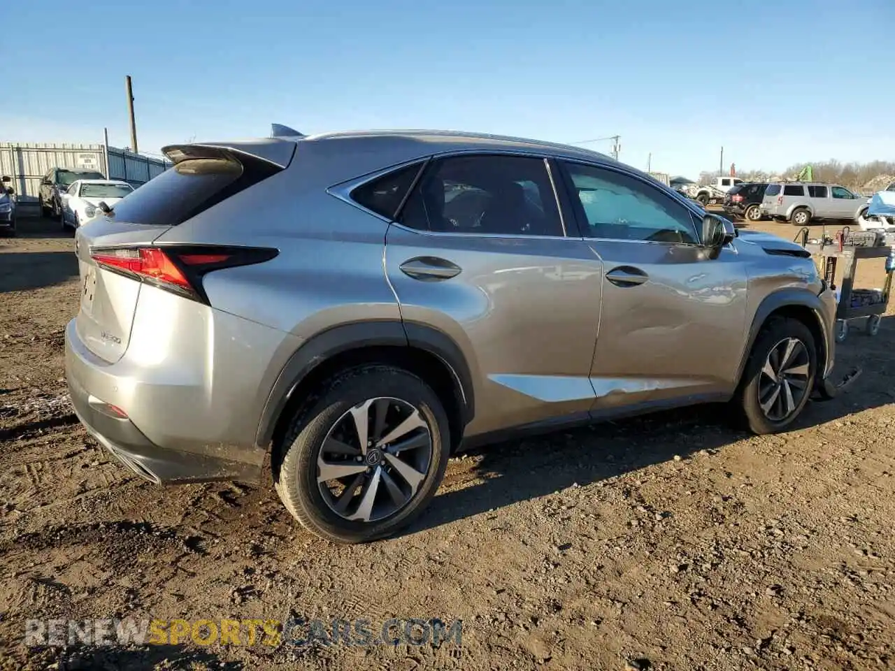 3 fotografías del automóvil dañado JTJGARDZ9L5001063 LEXUS NX 2020